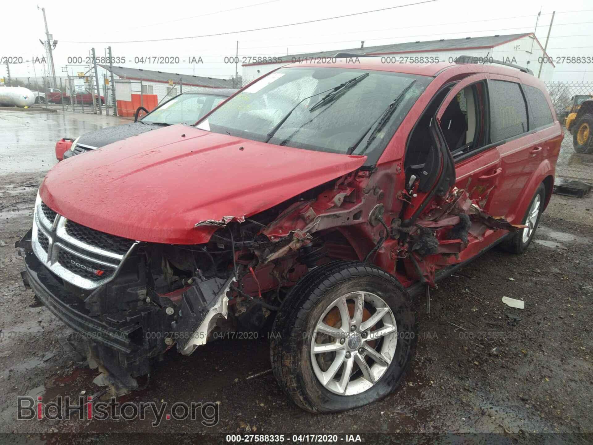 2015 DODGE JOURNEY - VIN: 3C4PDDBGXFT566831 - Фото 2