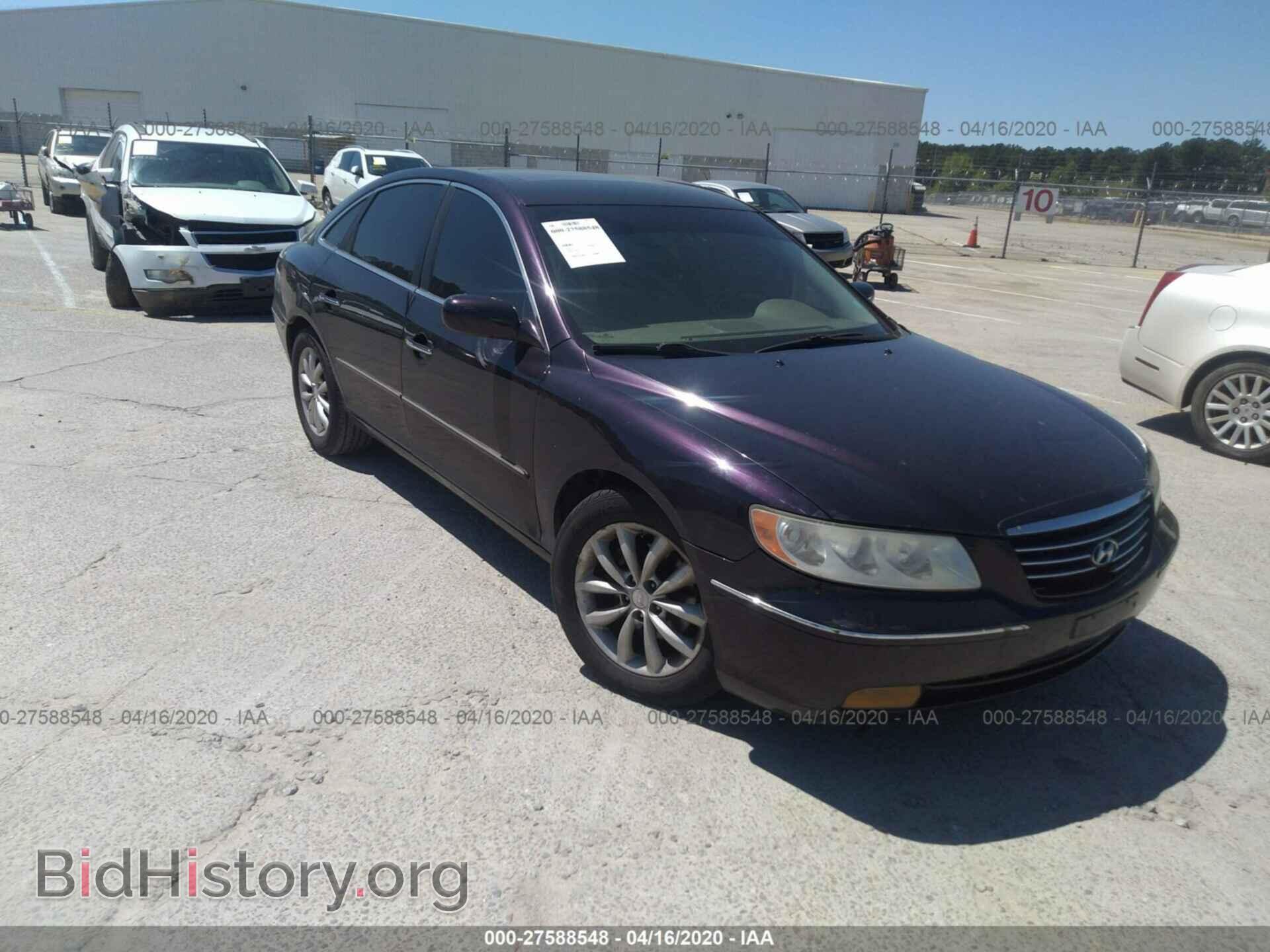 Photo KMHFC46F77A227819 - HYUNDAI AZERA 2007