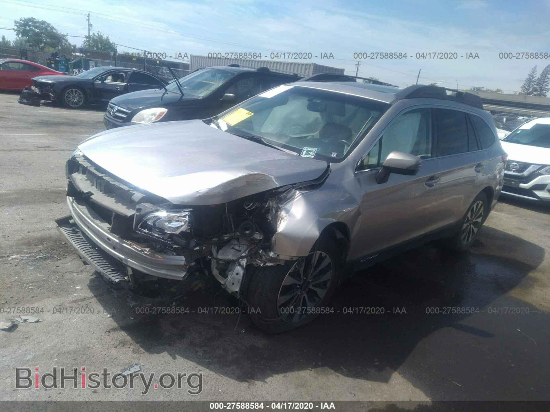 2016 SUBARU OUTBACK - VIN: 4S4BSALC5G3325990 - Фото 2