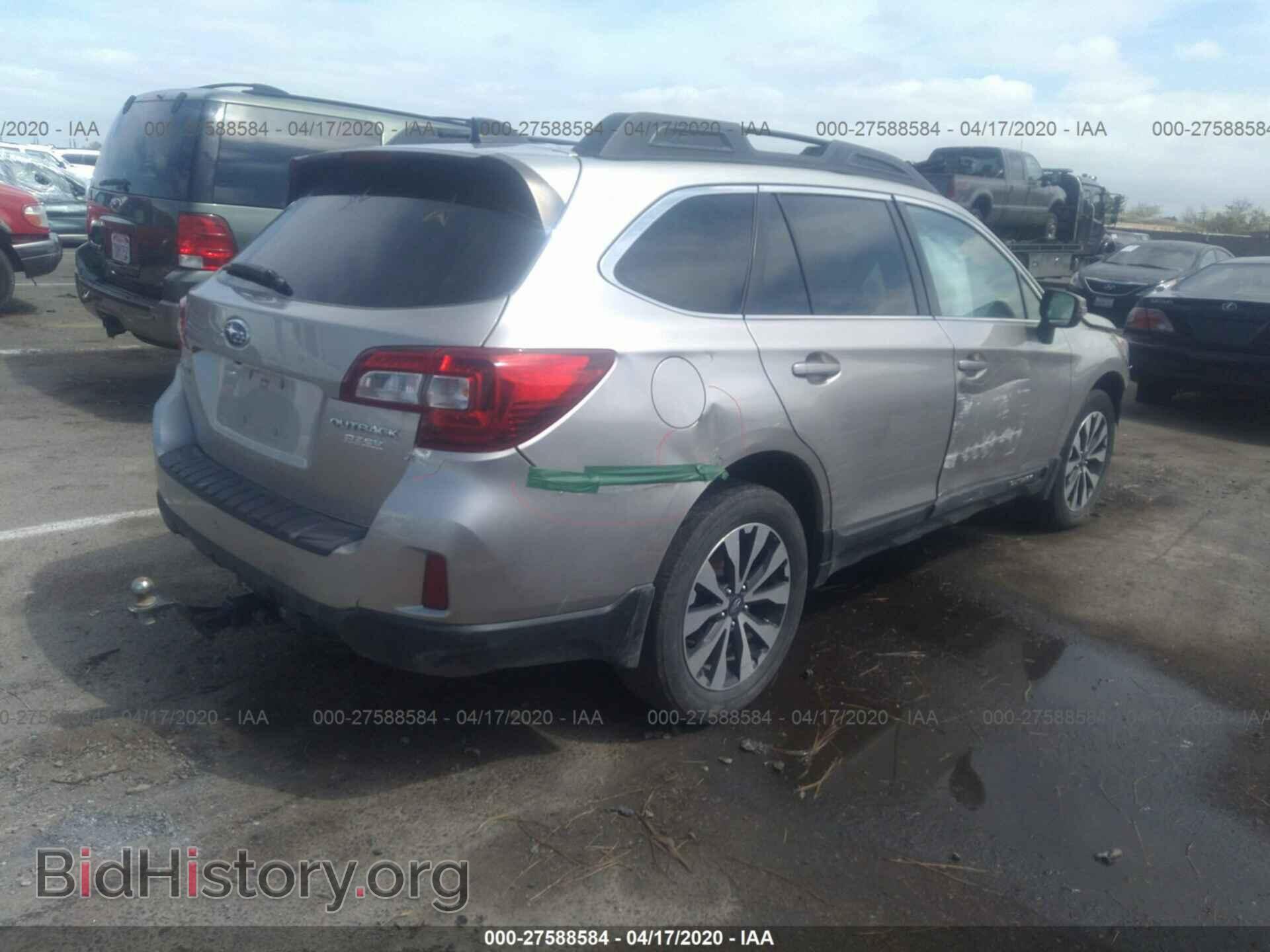 2016 SUBARU OUTBACK - VIN: 4S4BSALC5G3325990 - Фото 4