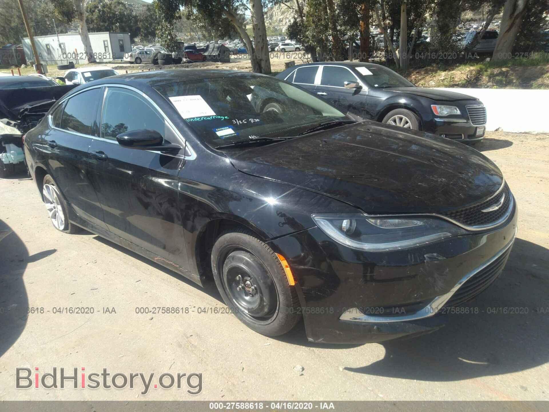 Фотография 1C3CCCAB6FN685370 - CHRYSLER 200 2015
