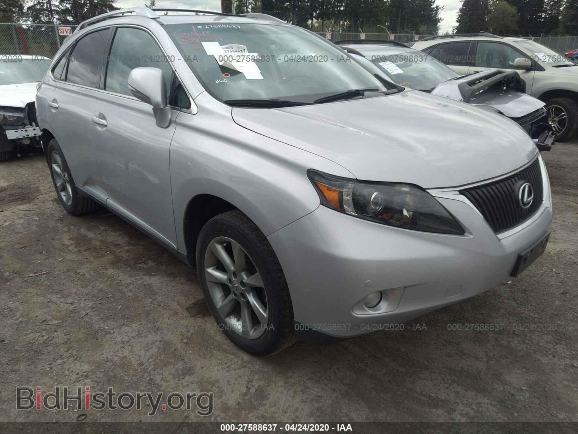 Photo 2T2ZK1BA2CC070358 - LEXUS RX 2012