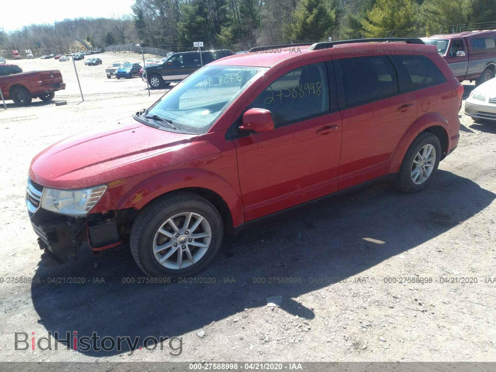 2013 DODGE JOURNEY - VIN: 3C4PDDBG8DT631592 - Фото 2
