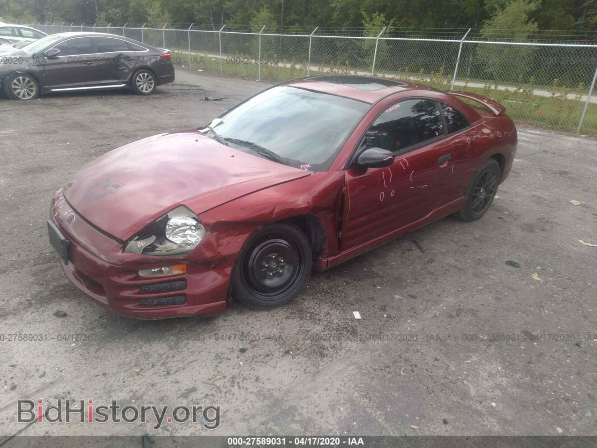 2002 MITSUBISHI ECLIPSE - VIN: 4A3AC84H52E051443 - Photo 2