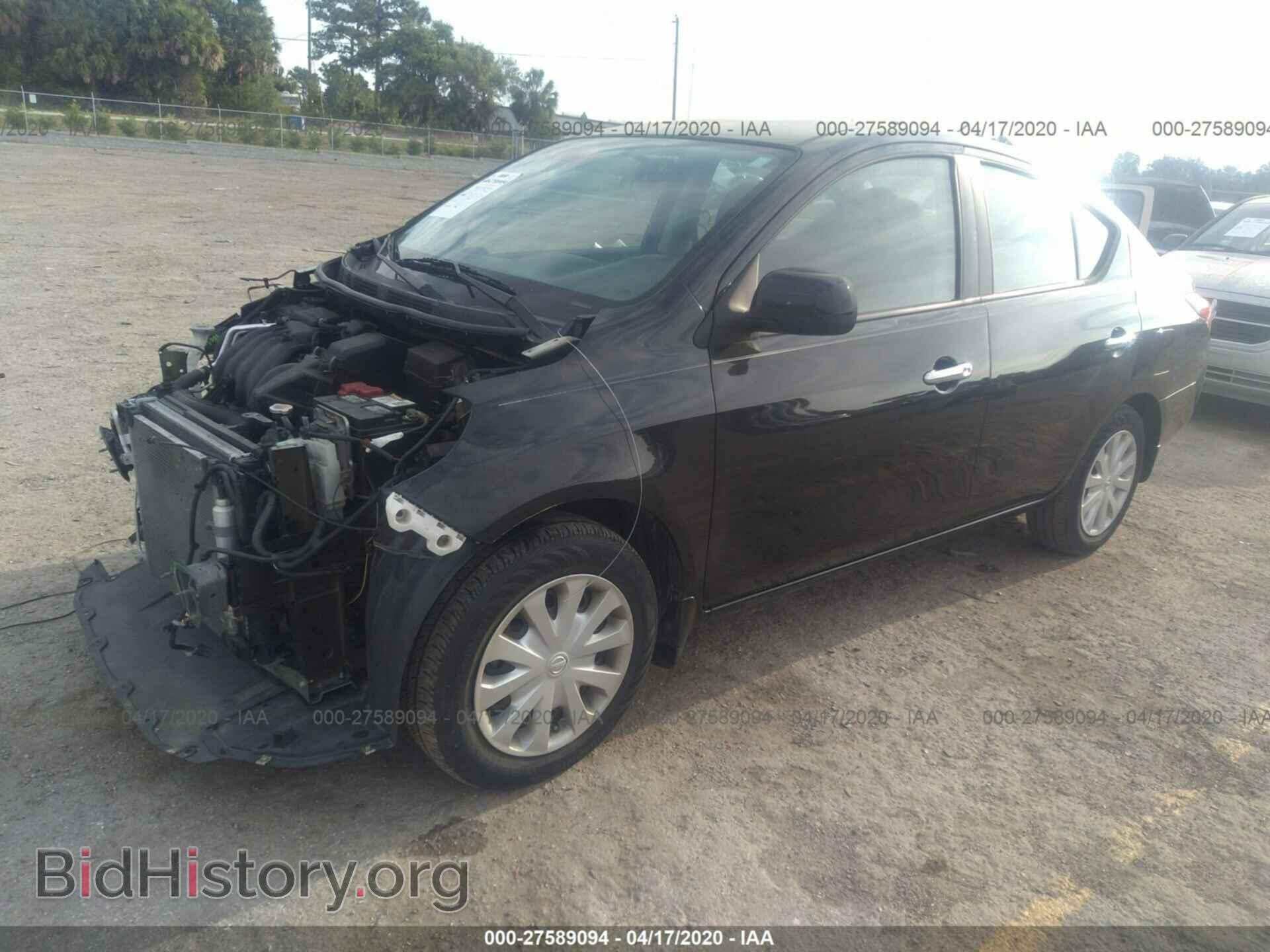 2012 NISSAN VERSA - VIN: 3N1CN7AP1CL902427 - Фото 2