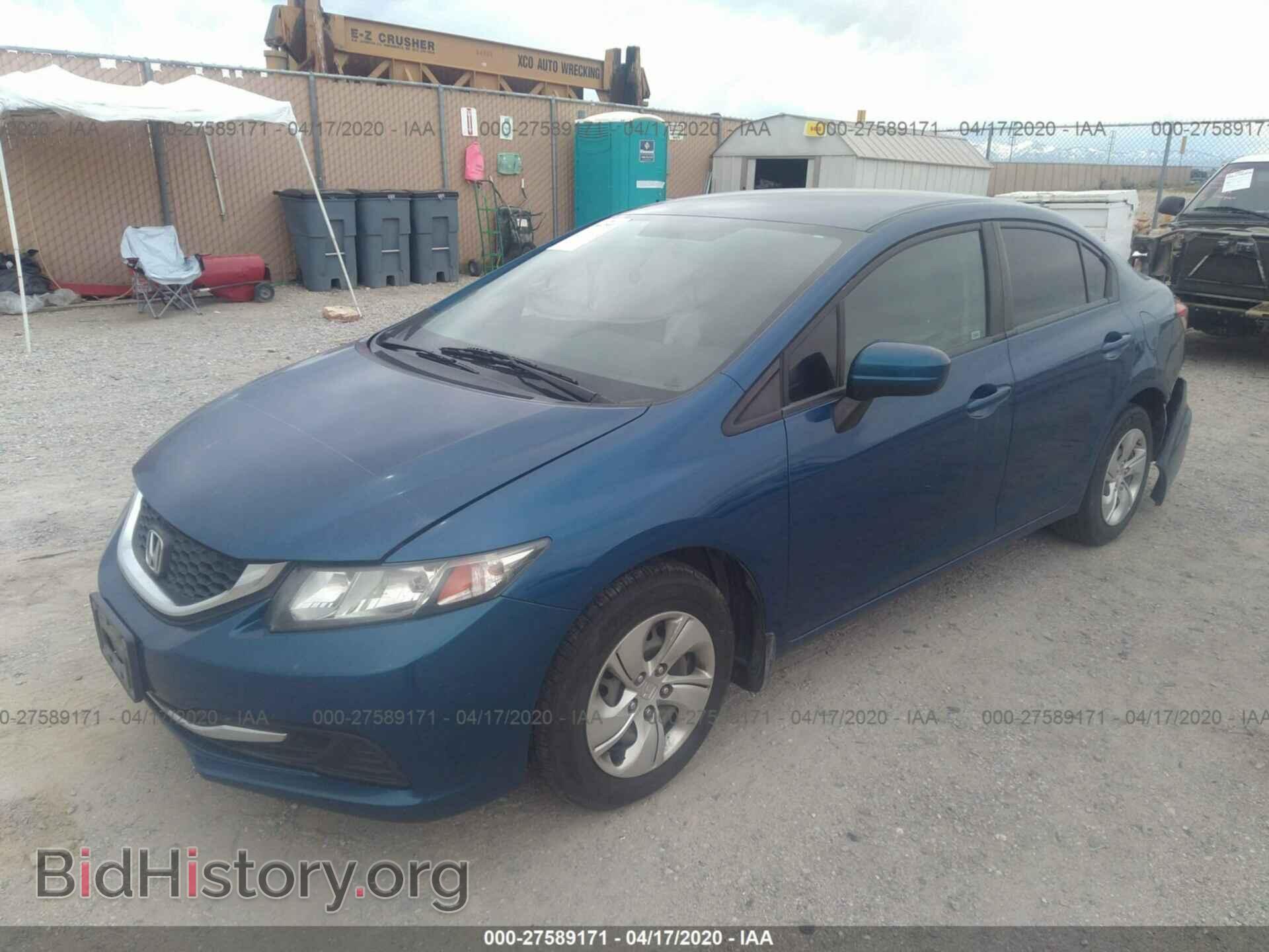 2014 HONDA CIVIC - VIN: 19XFB2F59EE259006 - Фото 2