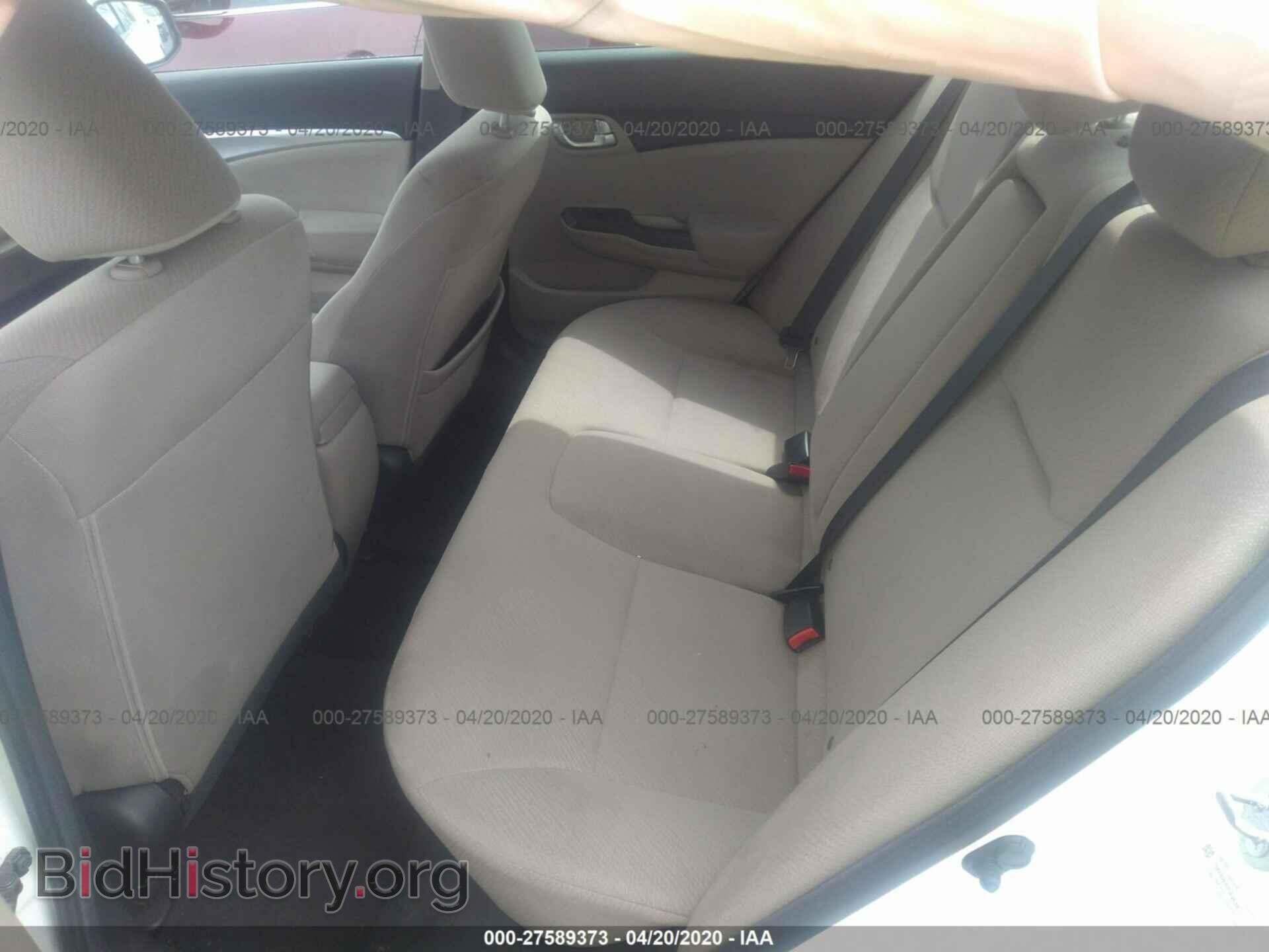 2013 HONDA CIVIC - VIN: 19XFB2F87DE261877 - Фото 8