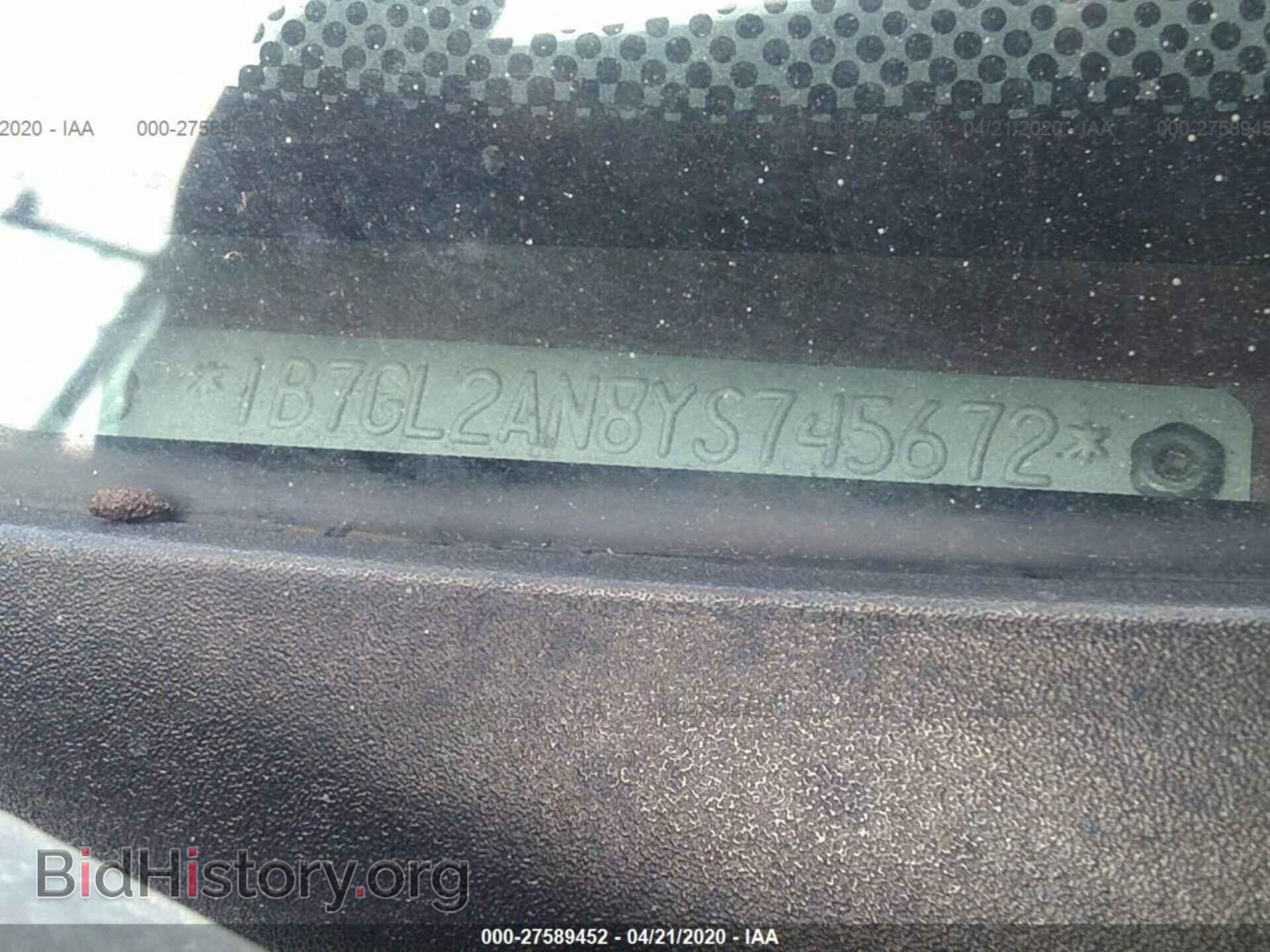 2000 DODGE DAKOTA - VIN: 1B7GL2AN8YS745672 - Photo 9