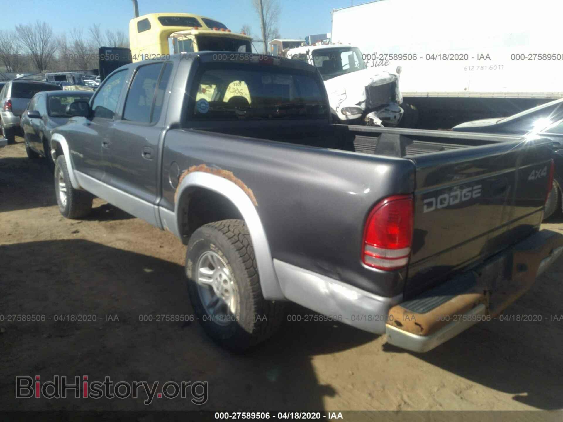 2002 DODGE DAKOTA - VIN: 1B7HG48NX2S620920 - Фото 3