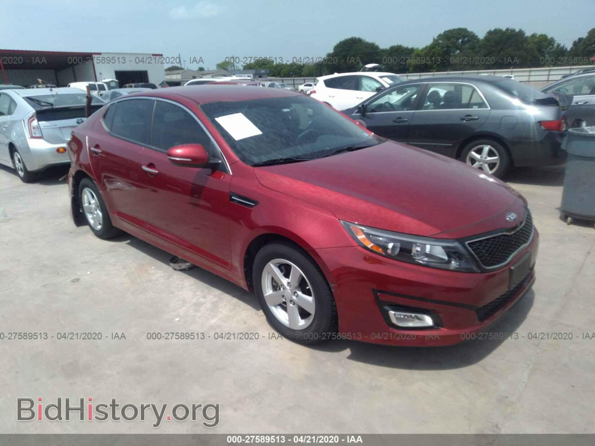 Photo 5XXGM4A72FG396106 - KIA OPTIMA 2015