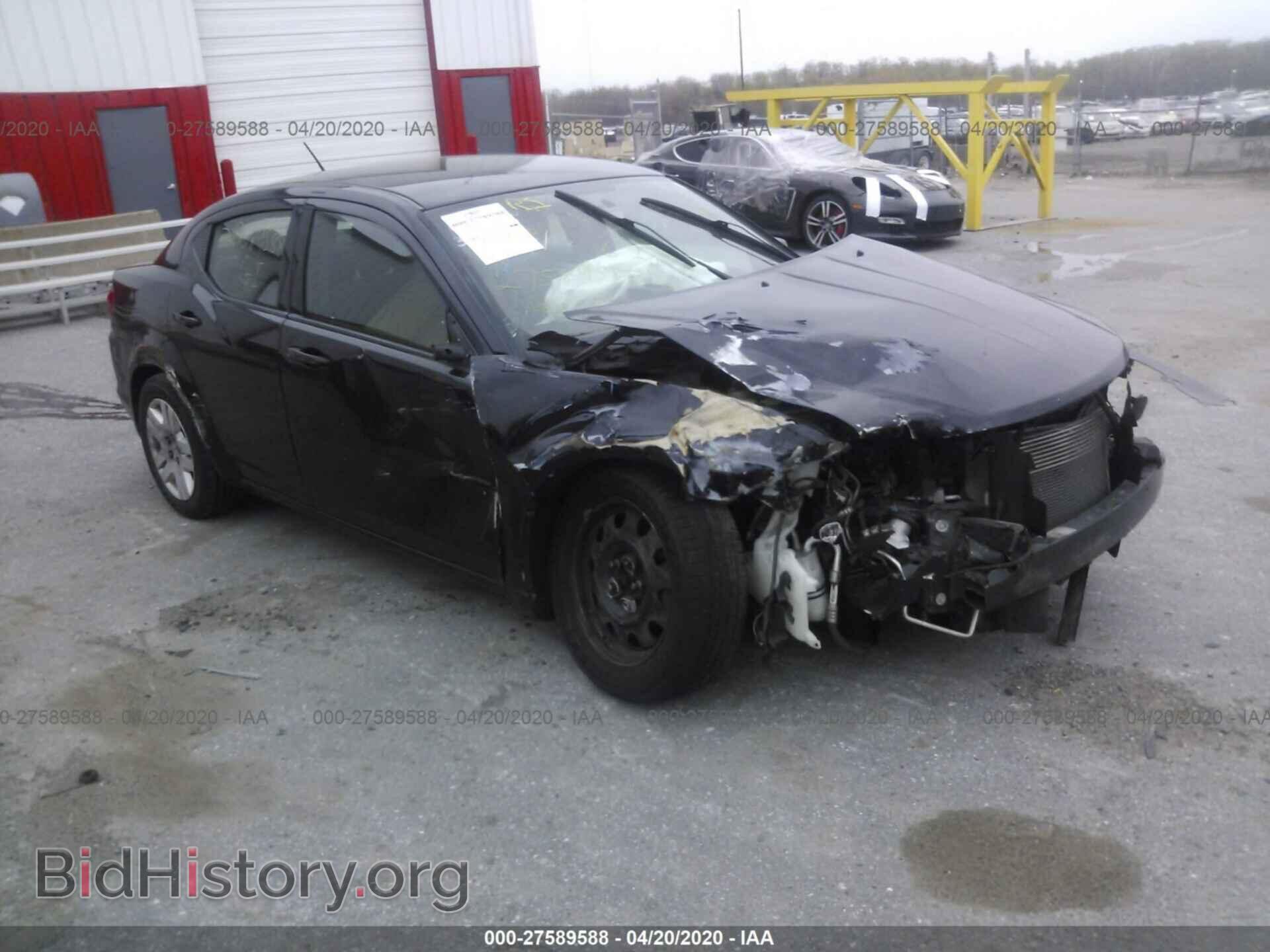 Photo 1C3CDZAB2CN118603 - DODGE AVENGER 2012