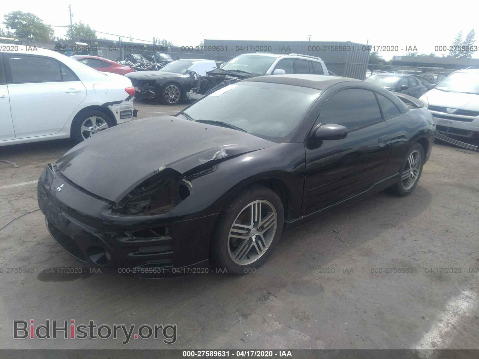 2003 MITSUBISHI ECLIPSE - VIN: 4A3AC74H13E012411 - Фото 2