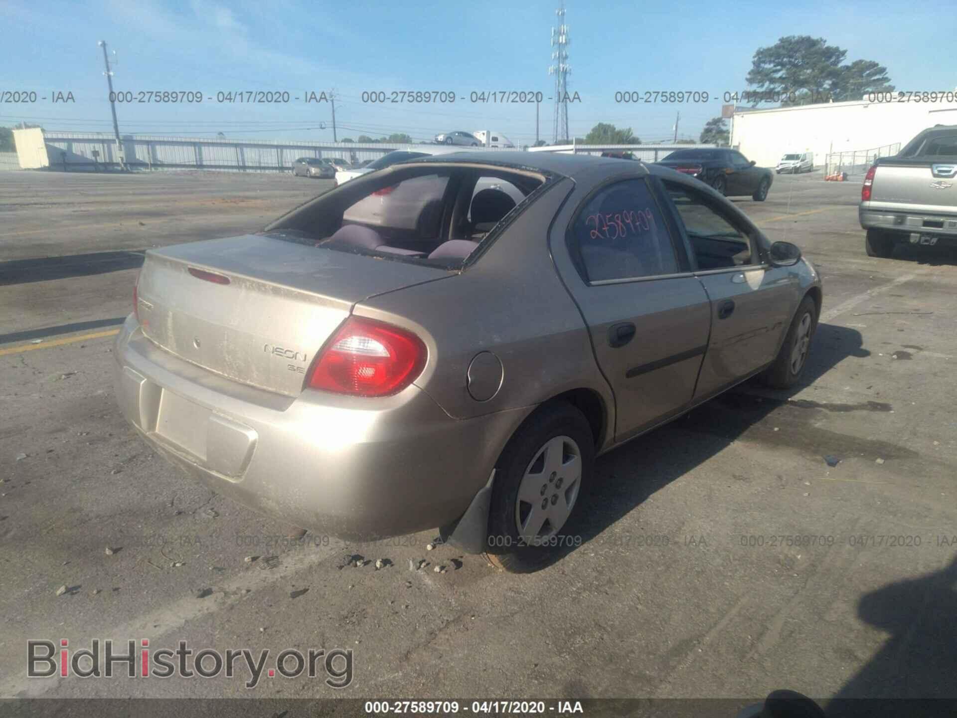 2003 DODGE NEON - VIN: 1B3ES26C23D189181 - Фото 4