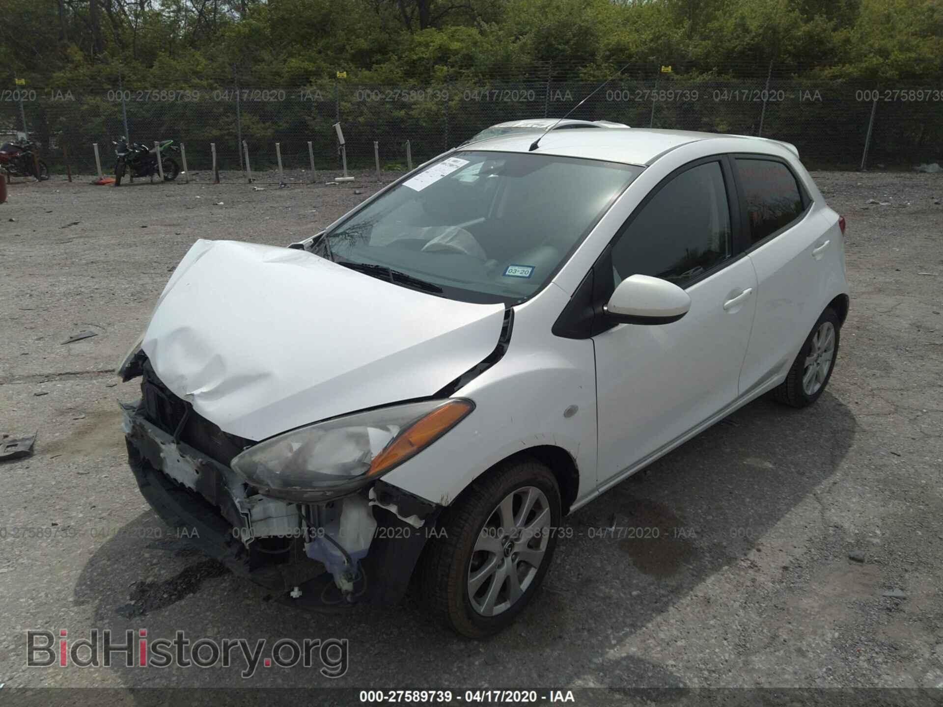 2013 MAZDA MAZDA2 - VIN: JM1DE1LY9D0157994 - Фото 2