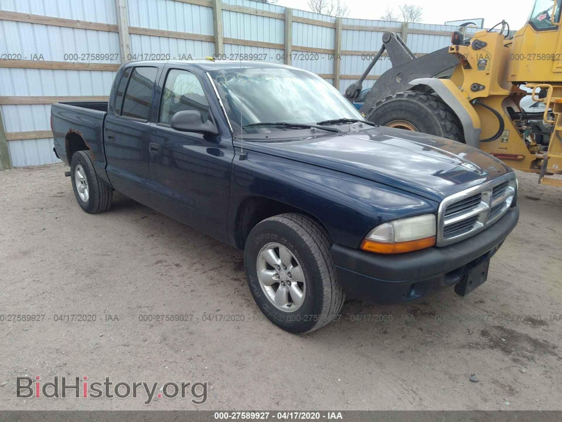 Photo 1D7HL38K04S619537 - DODGE DAKOTA 2004