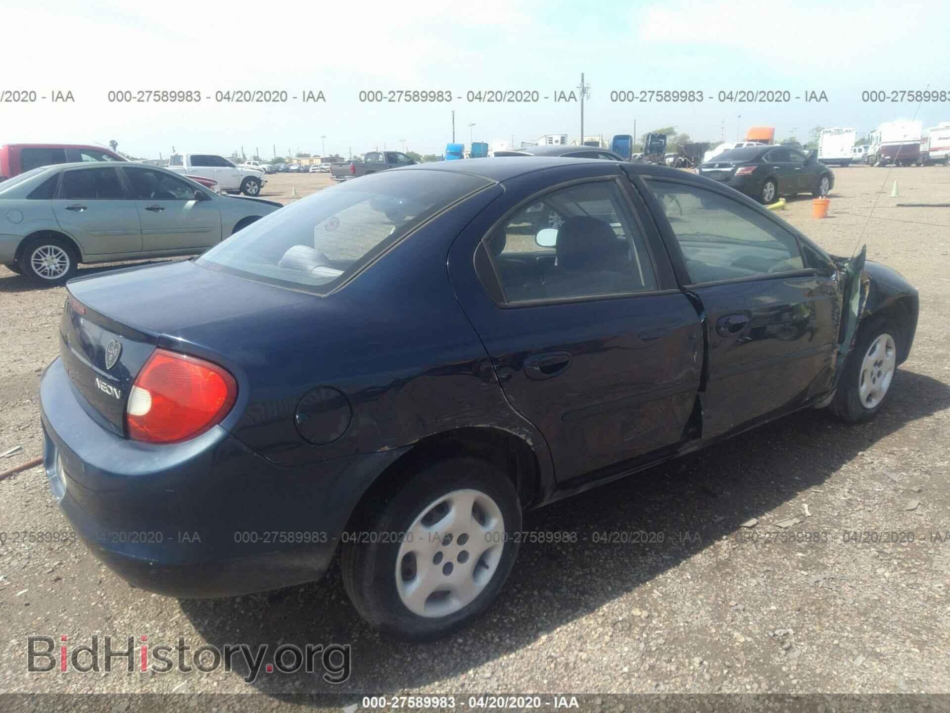 2002 DODGE NEON - VIN: 1B3ES26C22D611125 - Фото 4