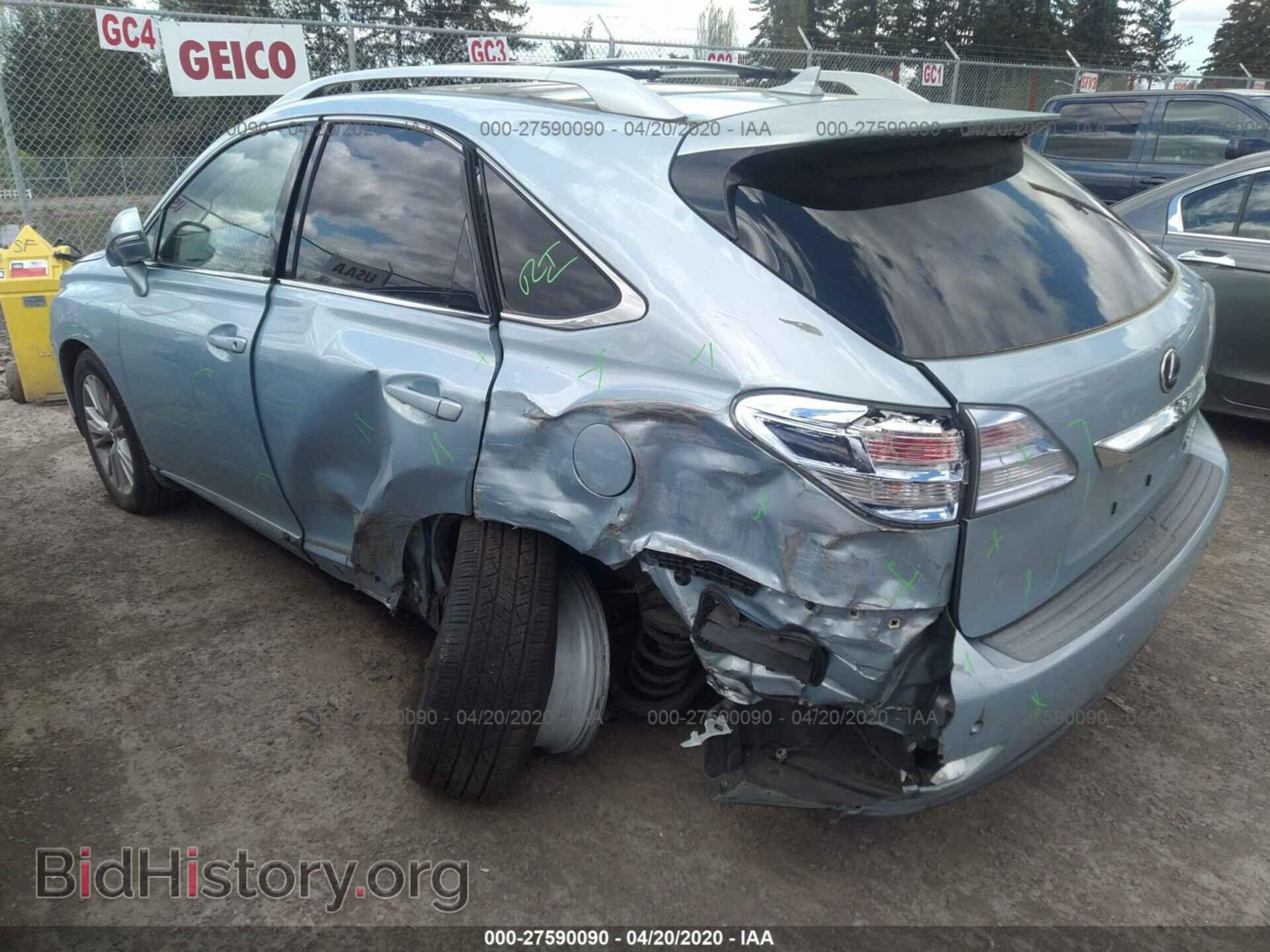 2011 LEXUS RX - VIN: JTJBC1BA4B2039903 - Фото 3
