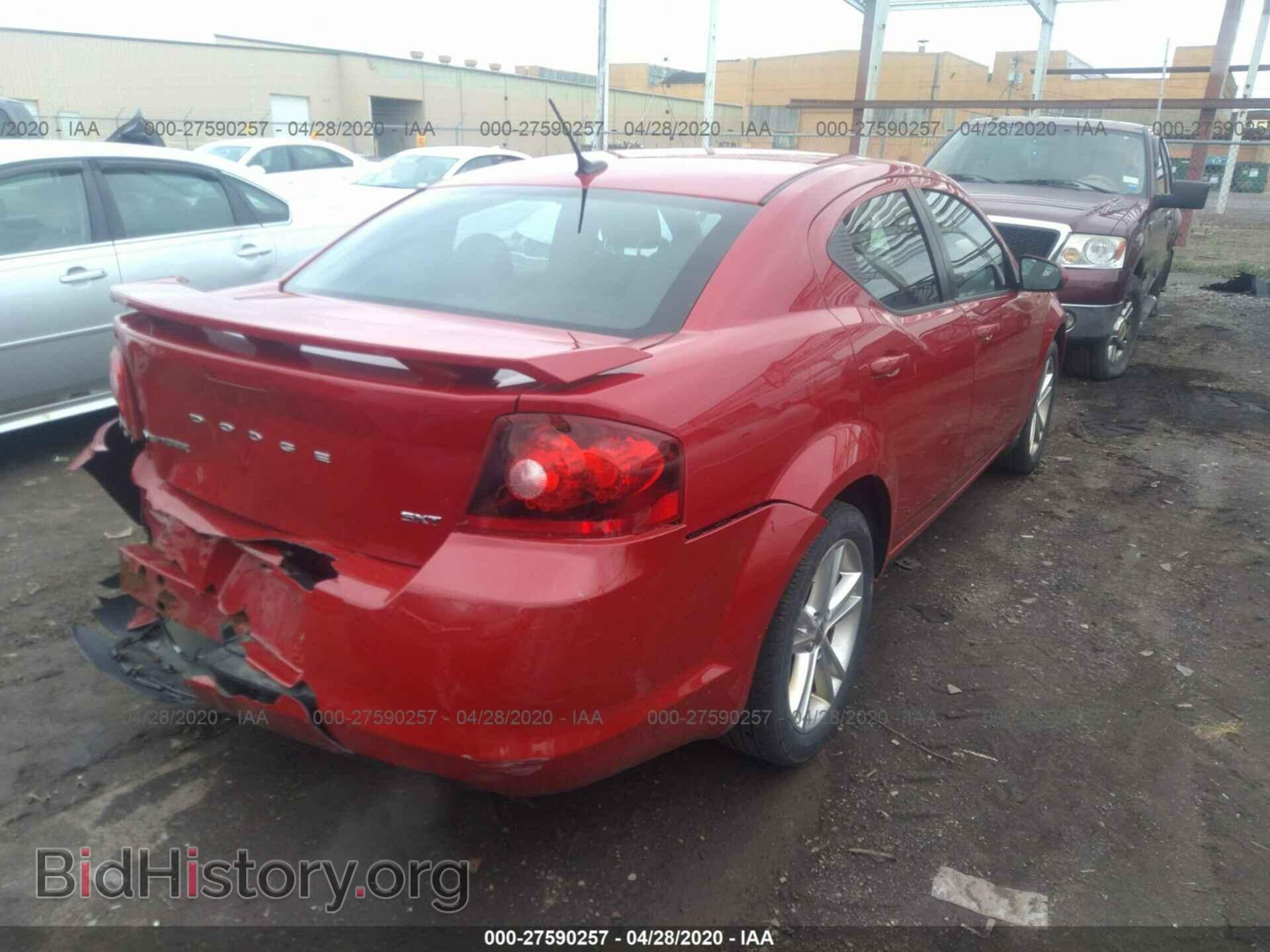 2012 DODGE AVENGER - VIN: 1C3CDZCB9CN190492 - Фото 4