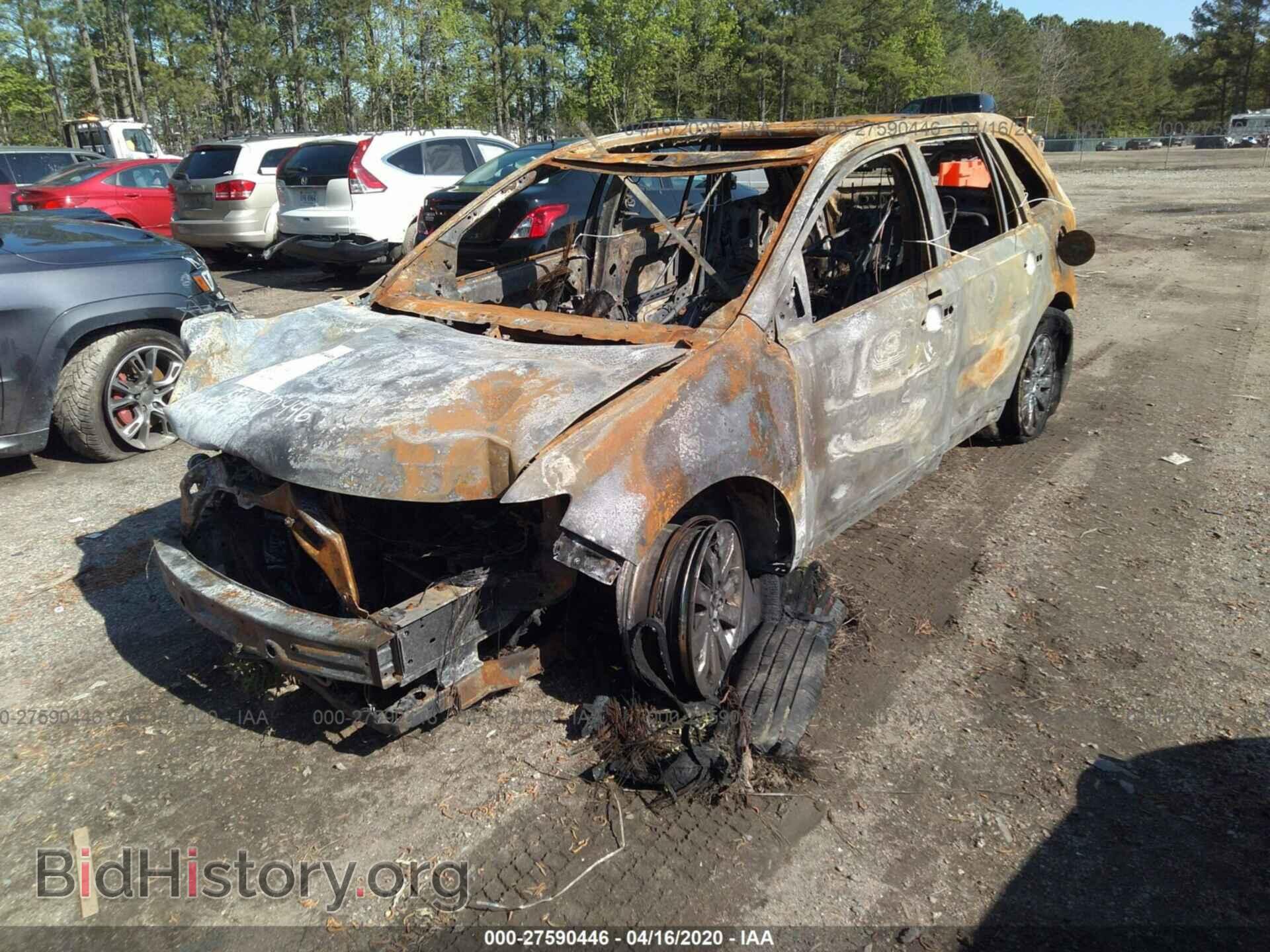 2009 FORD EDGE - VIN: 2FMDK38C19BA43944 - Фото 2