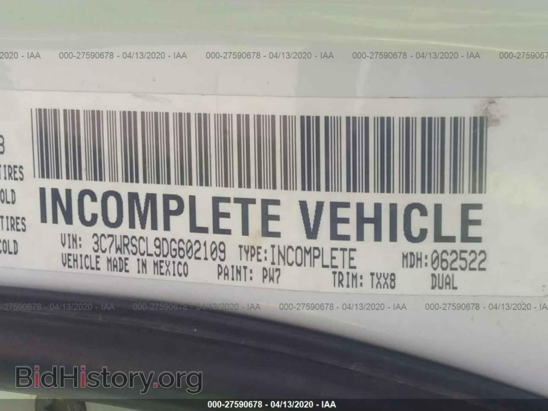 2013 RAM 3500 - VIN: 3C7WRSCL9DG602109 - Photo 9