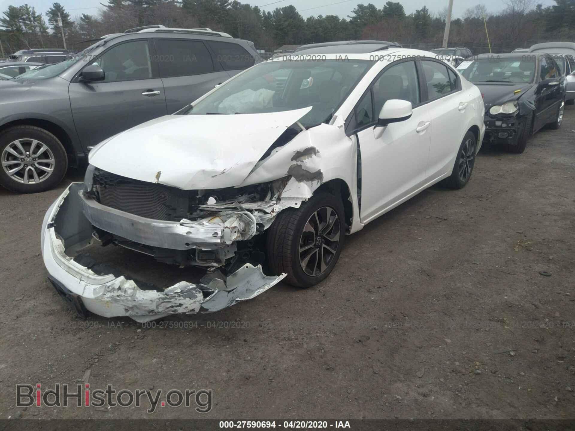 2013 HONDA CIVIC - VIN: 2HGFB2F86DH558354 - Фото 2