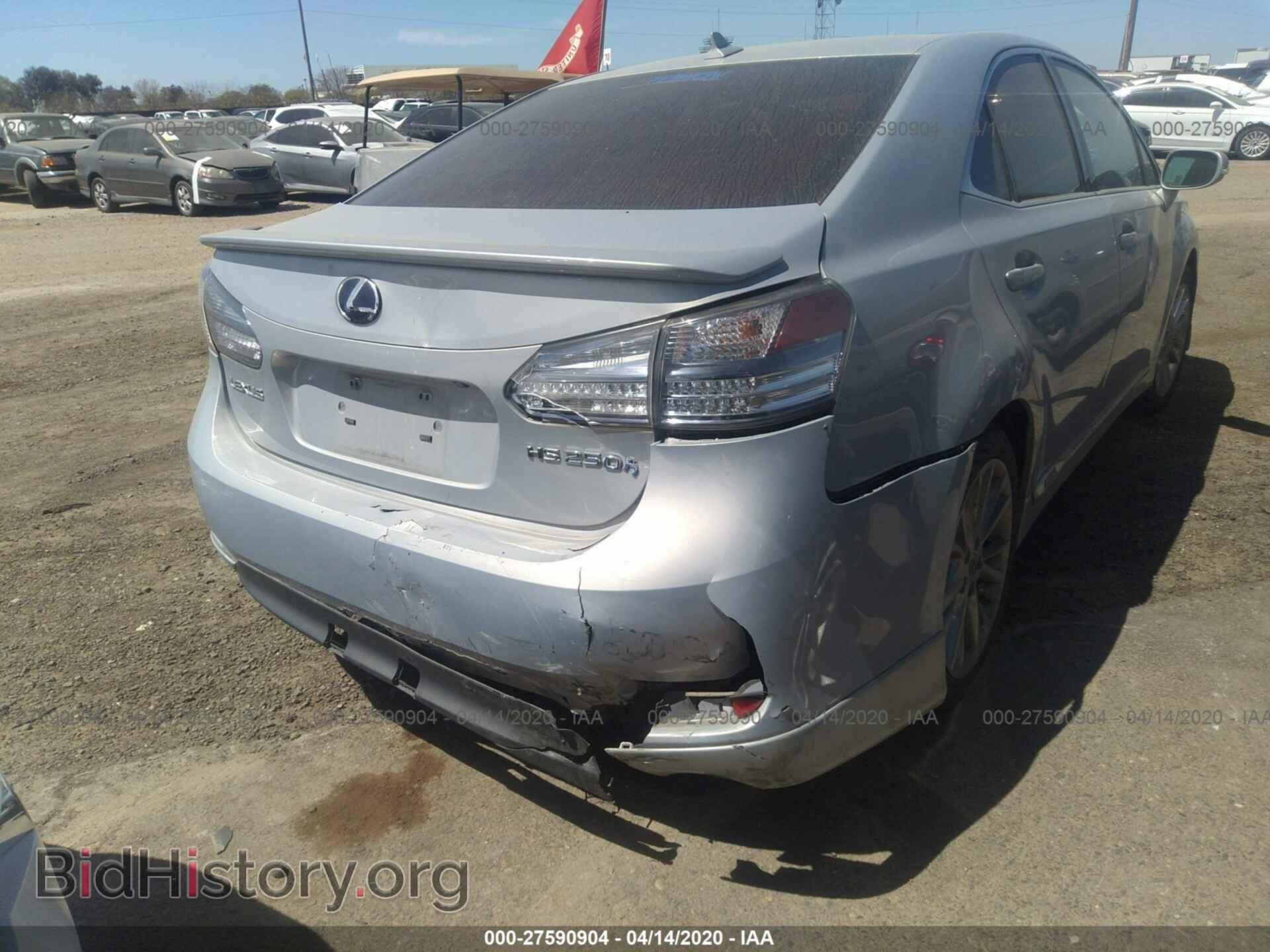 2010 LEXUS HS - VIN: JTHBB1BA2A2021502 - Фото 6