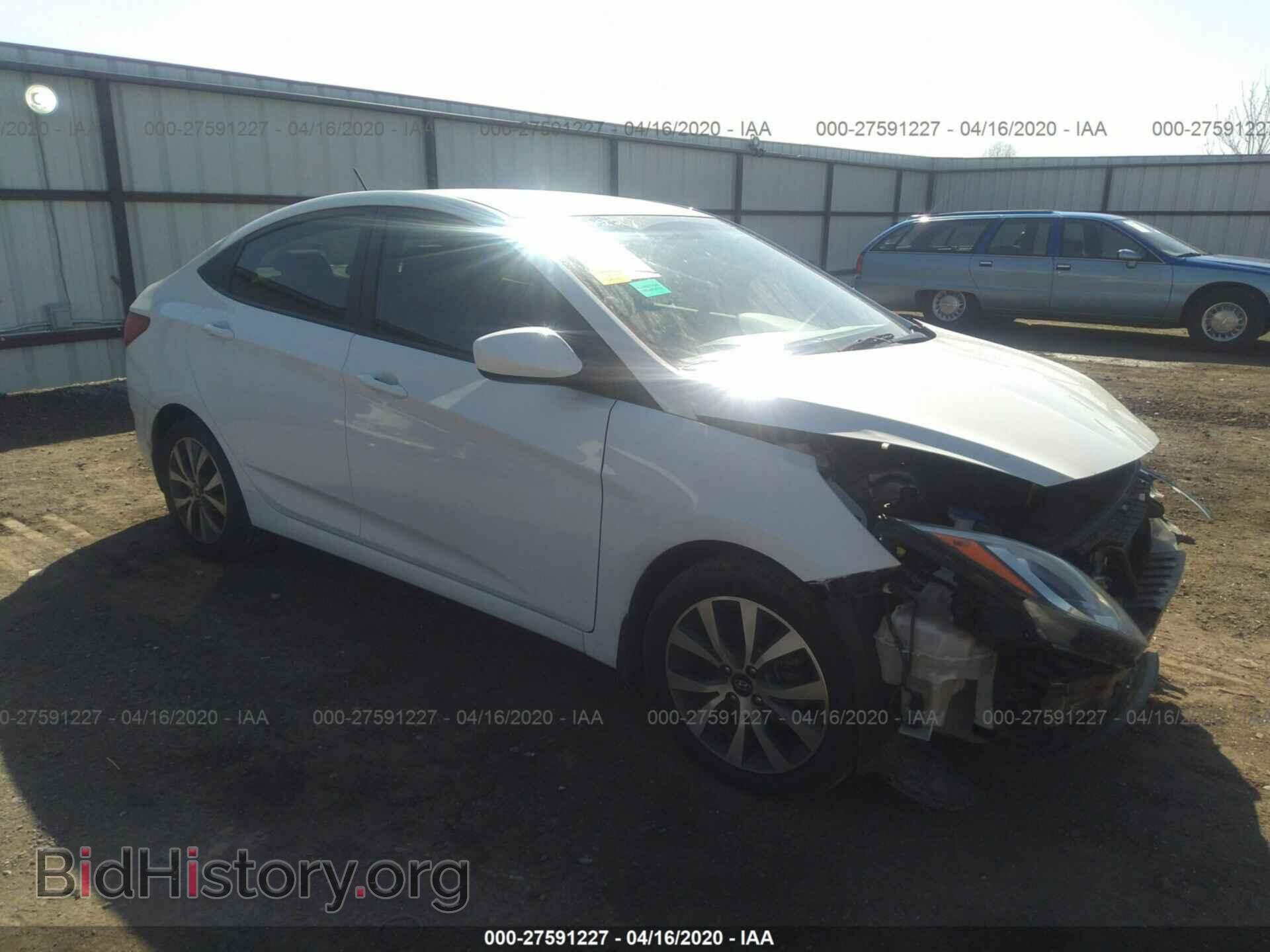 Фотография KMHCT4AE2HU358335 - HYUNDAI ACCENT 2017
