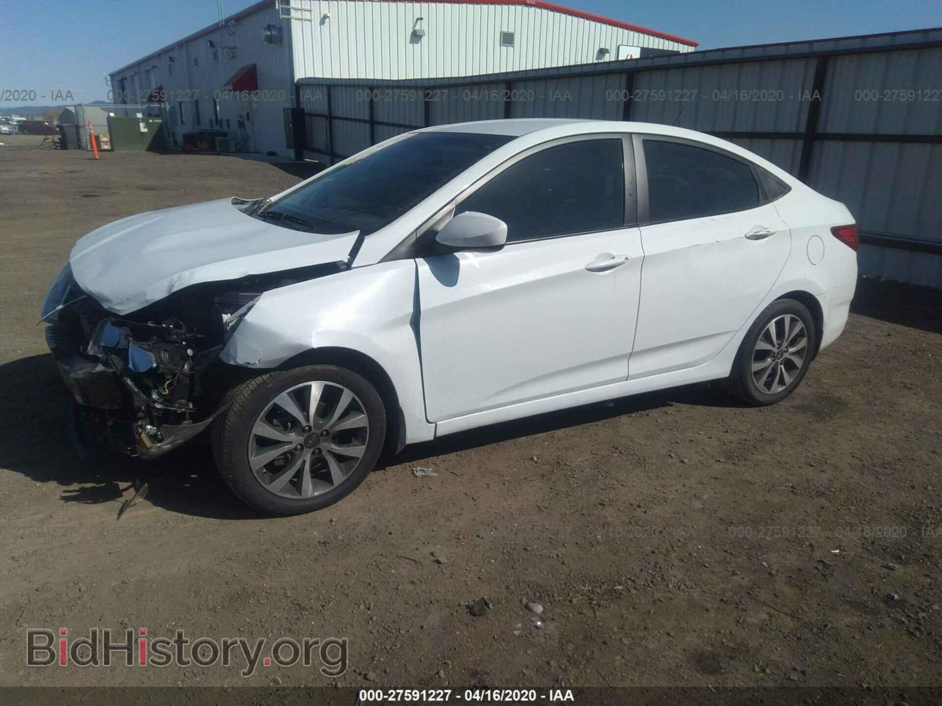 2017 HYUNDAI ACCENT - VIN: KMHCT4AE2HU358335 - Фото 2