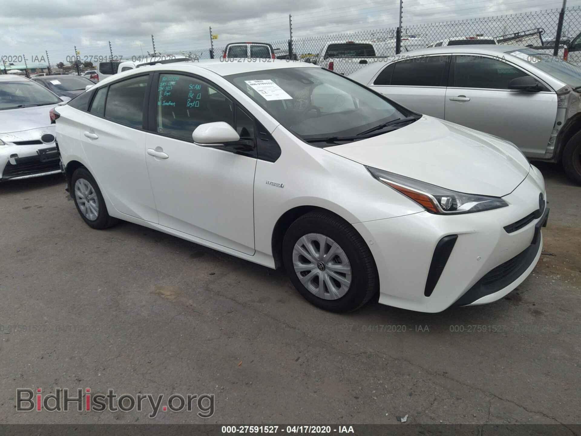 Photo JTDKARFU4K3079792 - TOYOTA PRIUS 2019