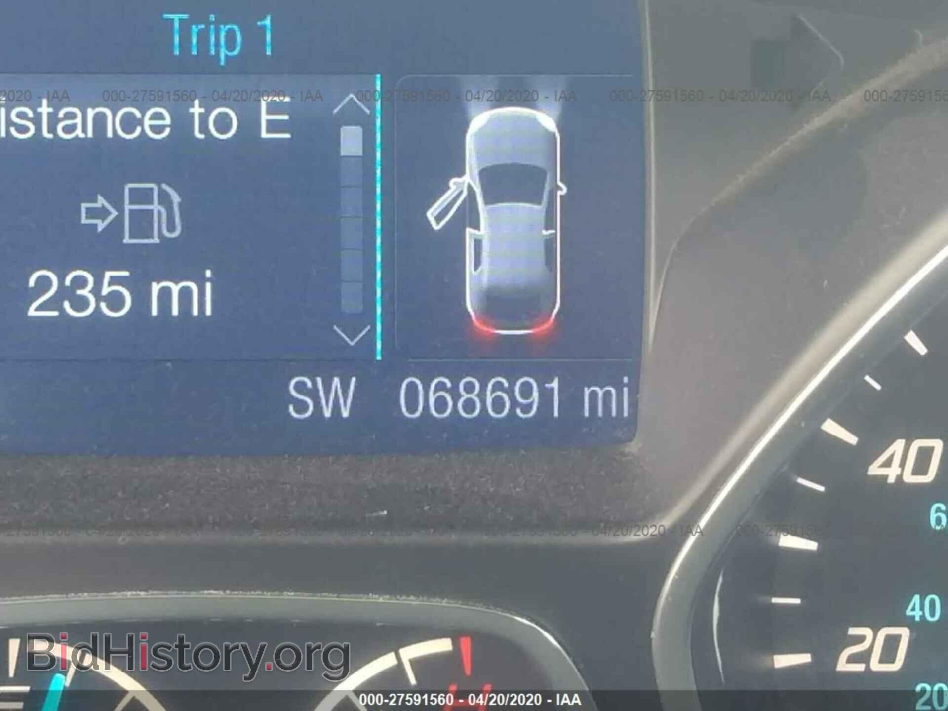 2014 FORD ESCAPE - VIN: 1FMCU9G96EUA06052 - Фото 7