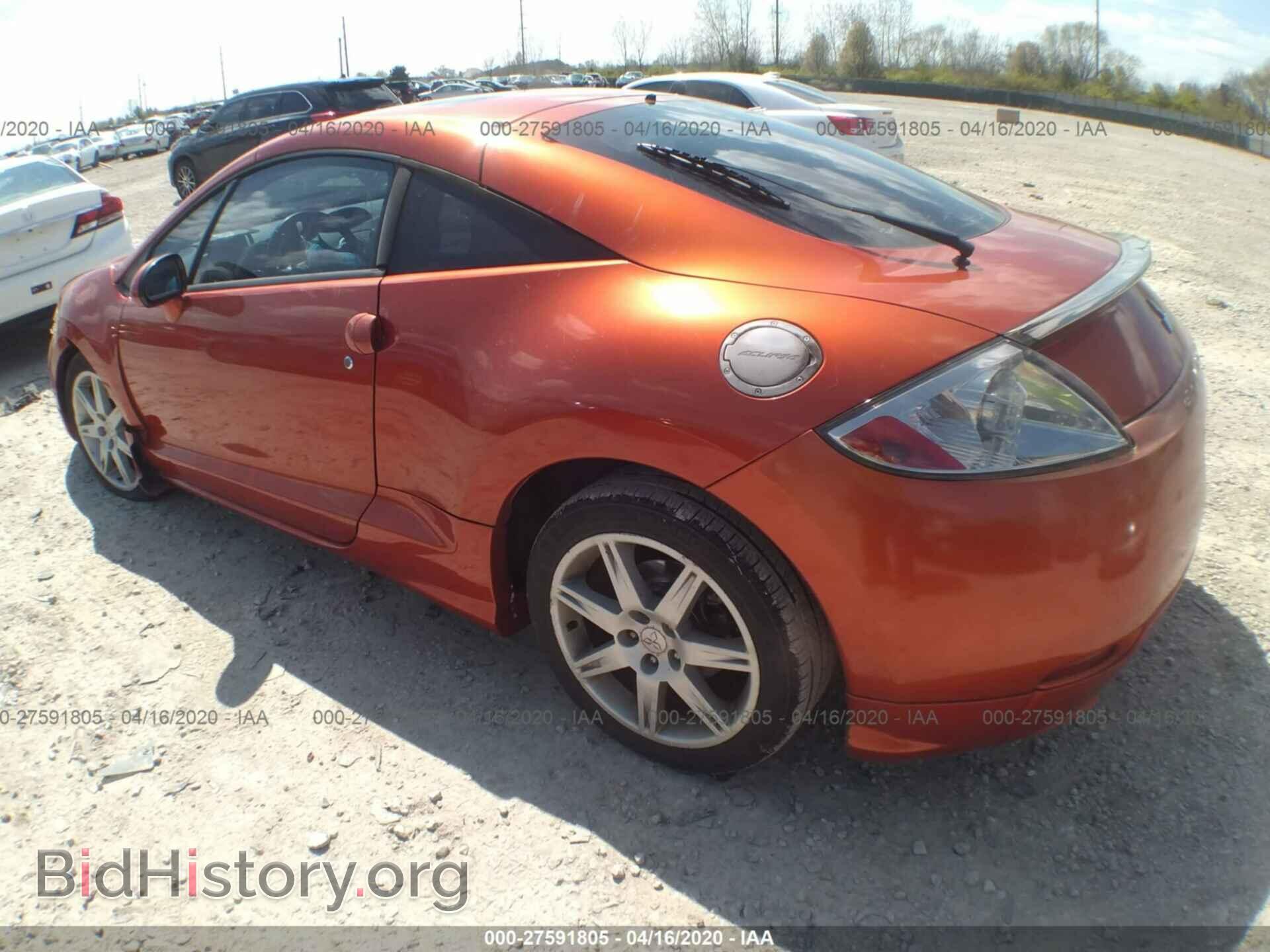 2007 MITSUBISHI ECLIPSE - VIN: 4A3AK34T37E023447 - Фото 3