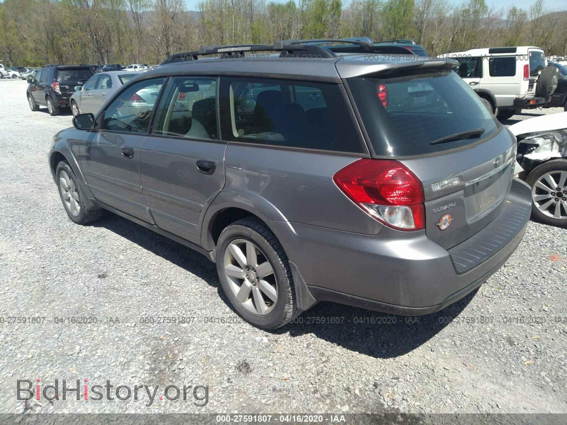 2009 SUBARU OUTBACK - VIN: 4S4BP61C796325895 - Фото 3