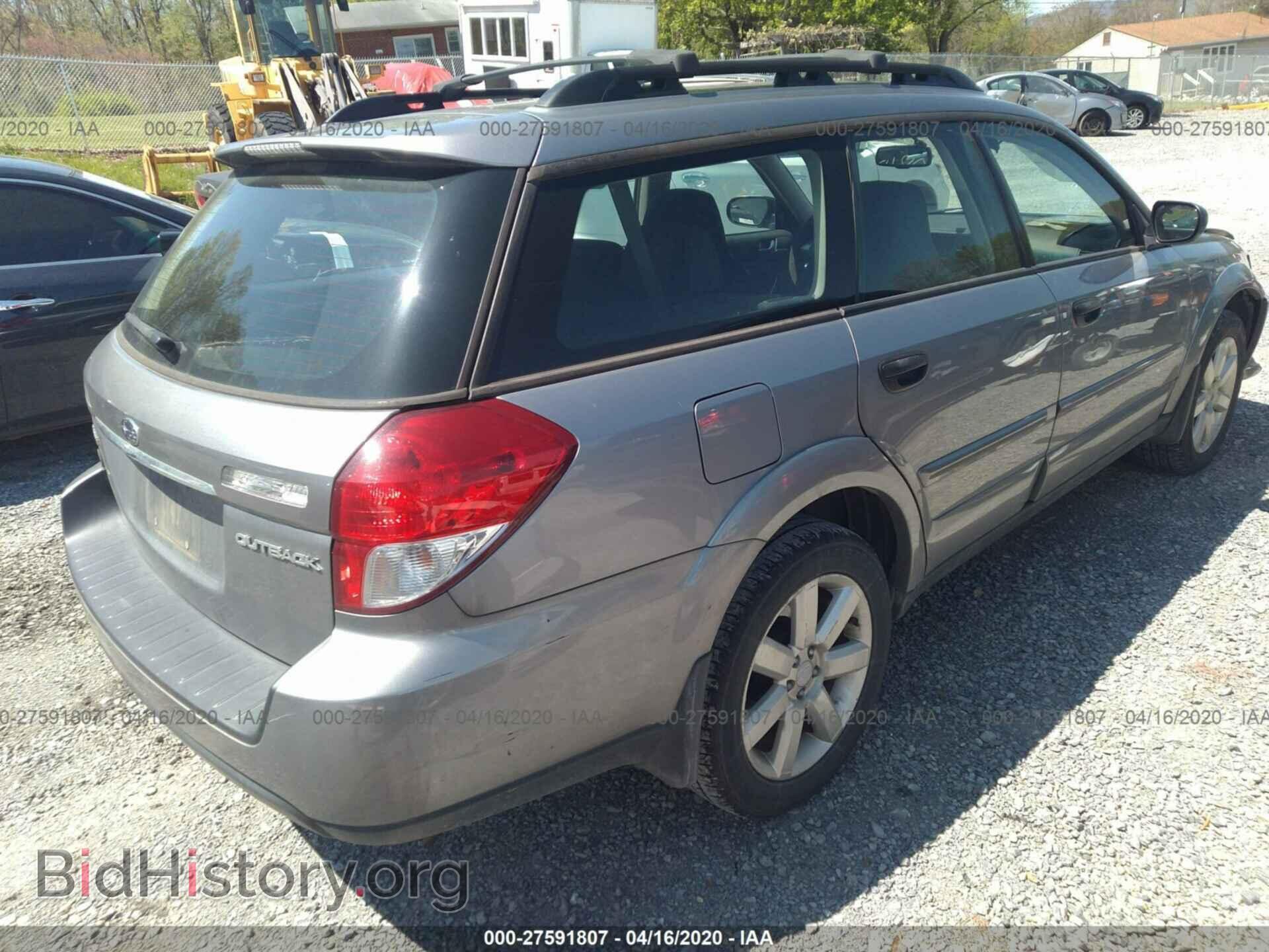 2009 SUBARU OUTBACK - VIN: 4S4BP61C796325895 - Фото 4