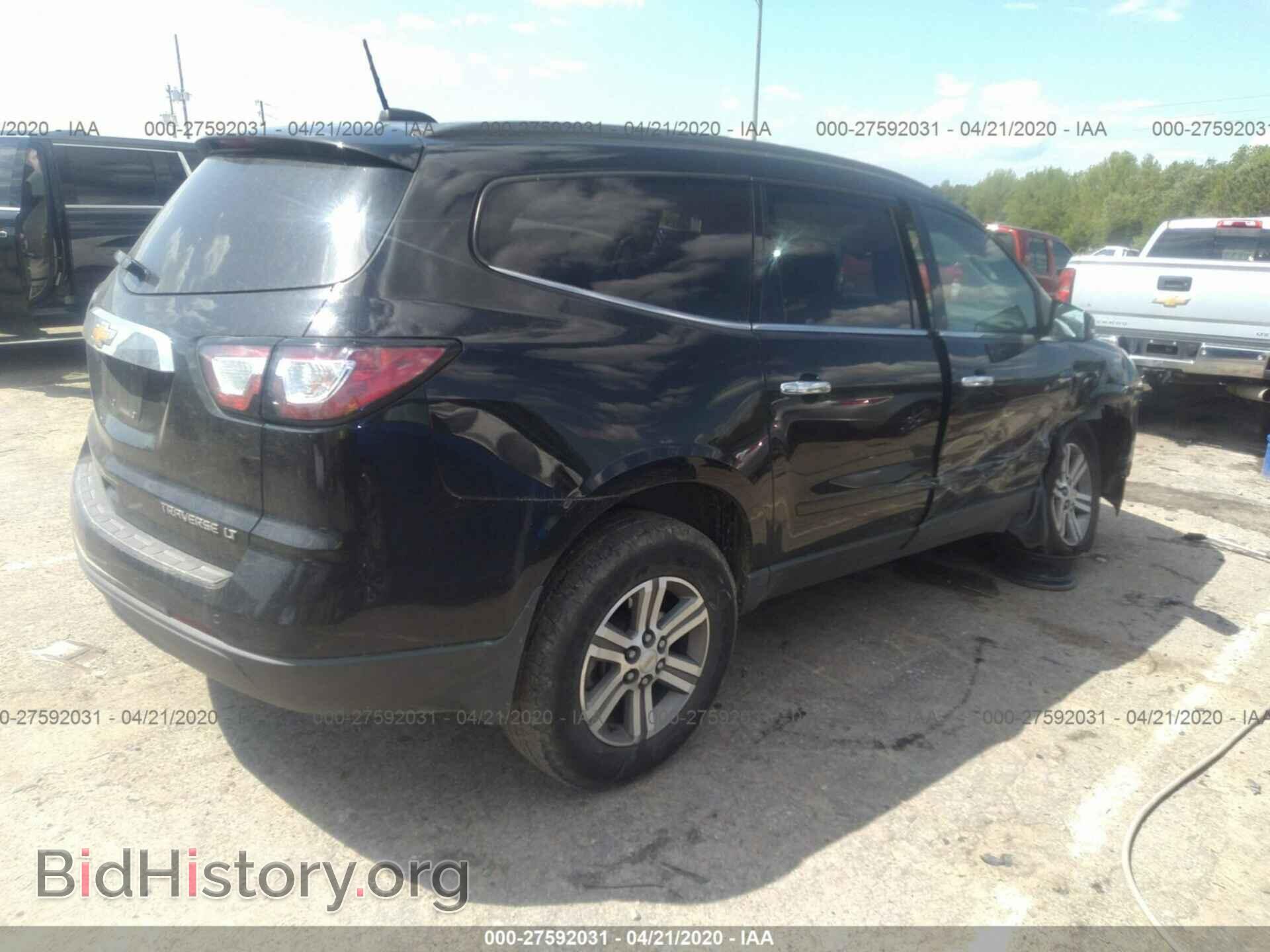2016 CHEVROLET TRAVERSE - VIN: 1GNKRGKD9GJ197835 - Фото 4