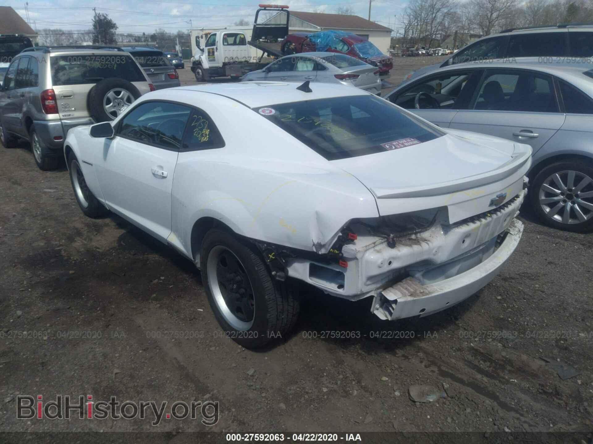 2013 CHEVROLET CAMARO - VIN: 2G1FE1E38D9122646 - Фото 3