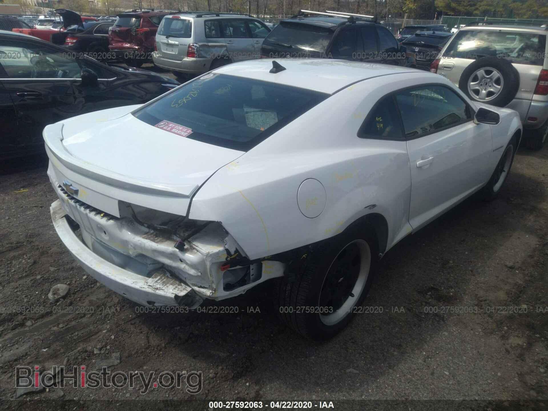 2013 CHEVROLET CAMARO - VIN: 2G1FE1E38D9122646 - Фото 4