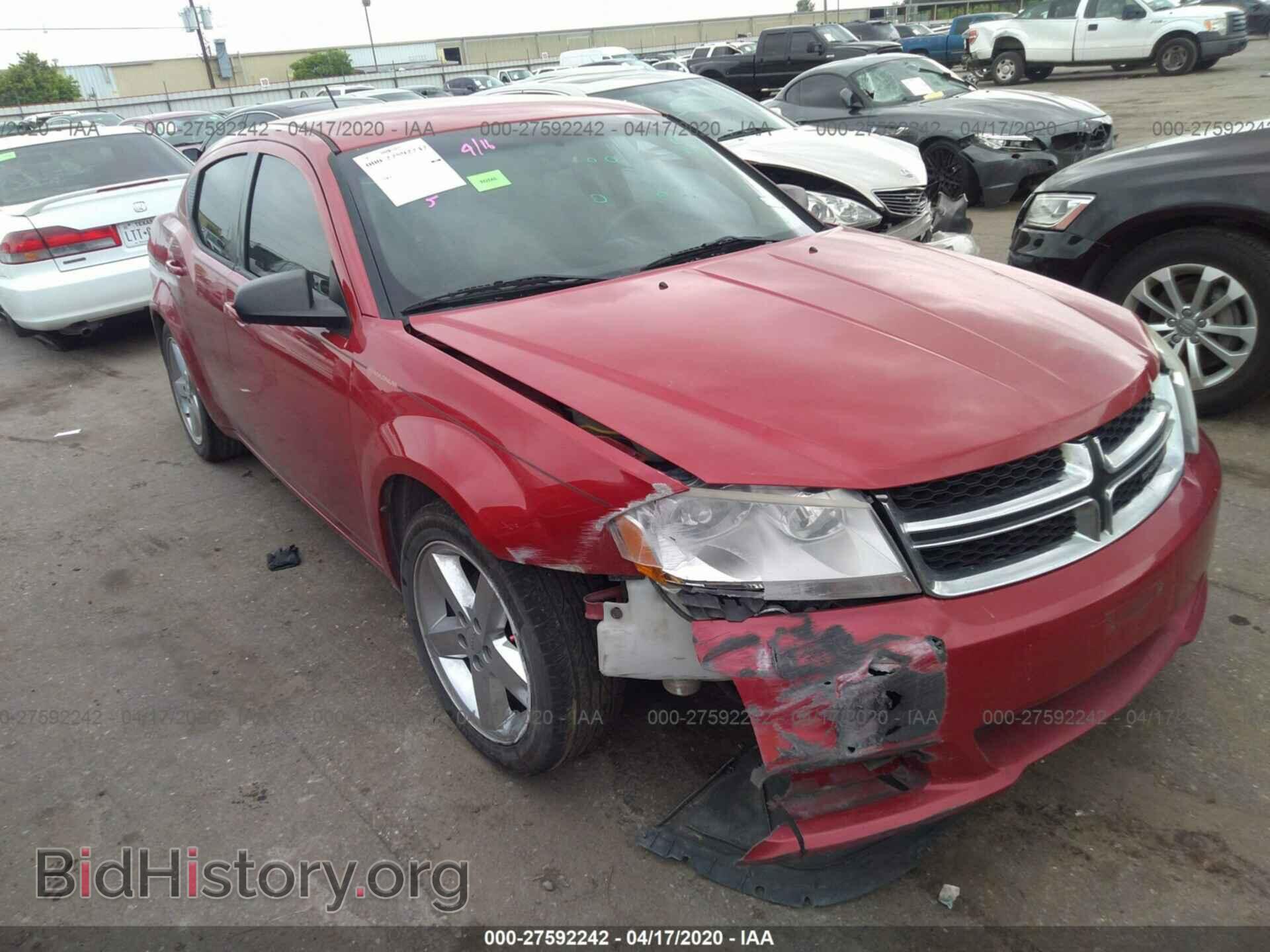 Фотография 1C3CDZAB4DN650887 - DODGE AVENGER 2013