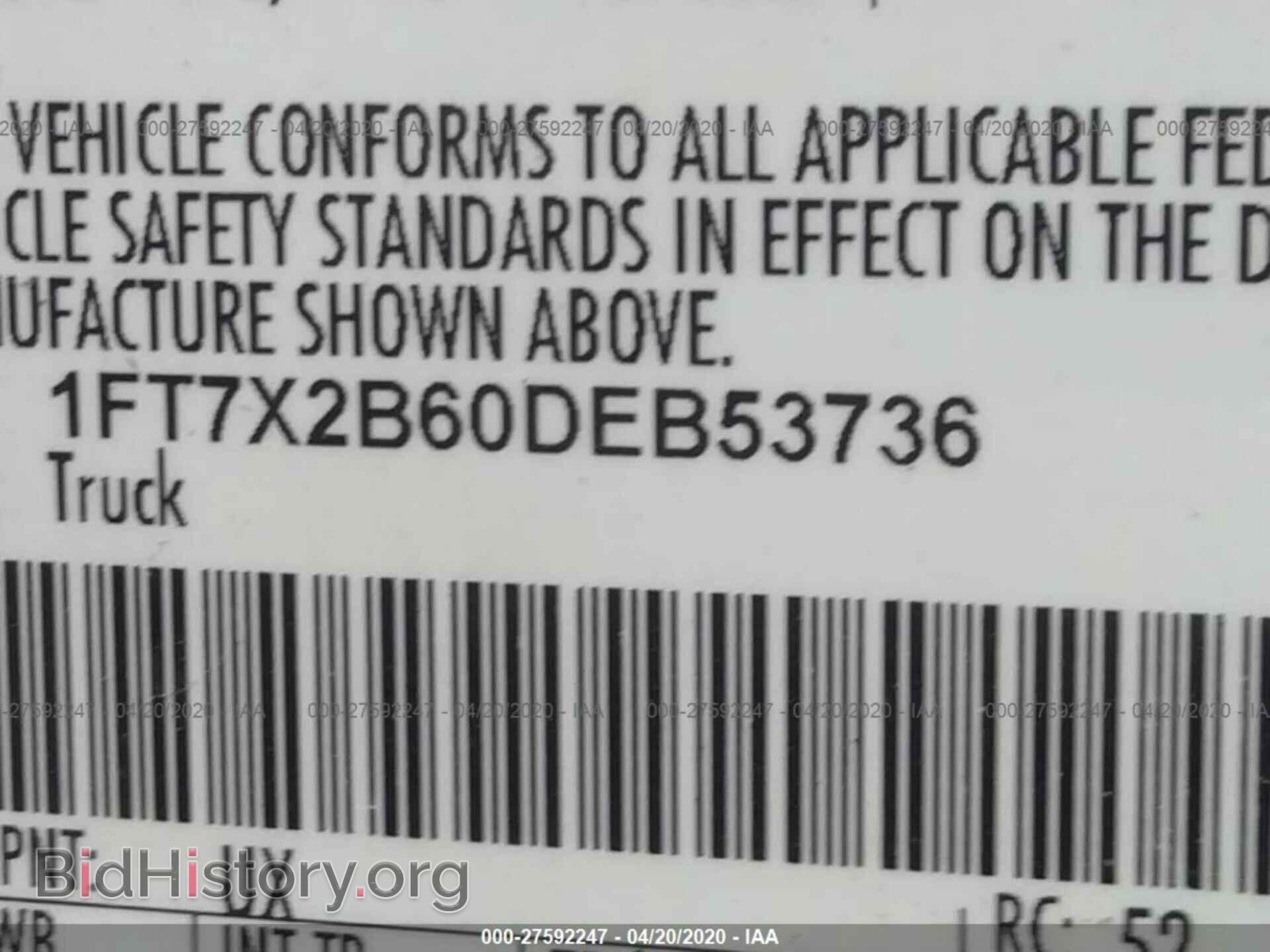 2013 FORD F250 - VIN: 1FT7X2B60DEB53736 - Фото 9