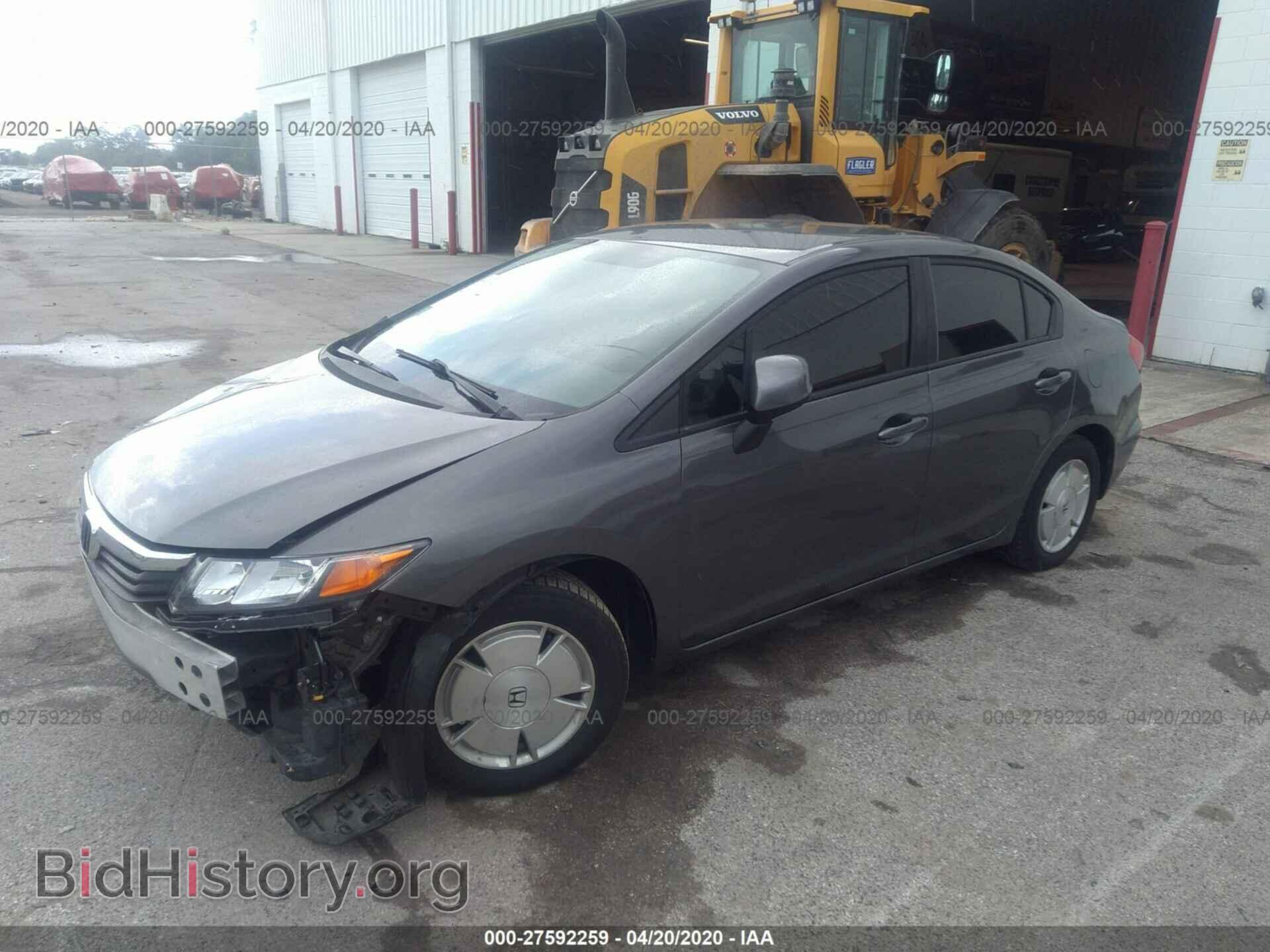 2012 HONDA CIVIC - VIN: 2HGFB2F55CH327658 - Фото 2