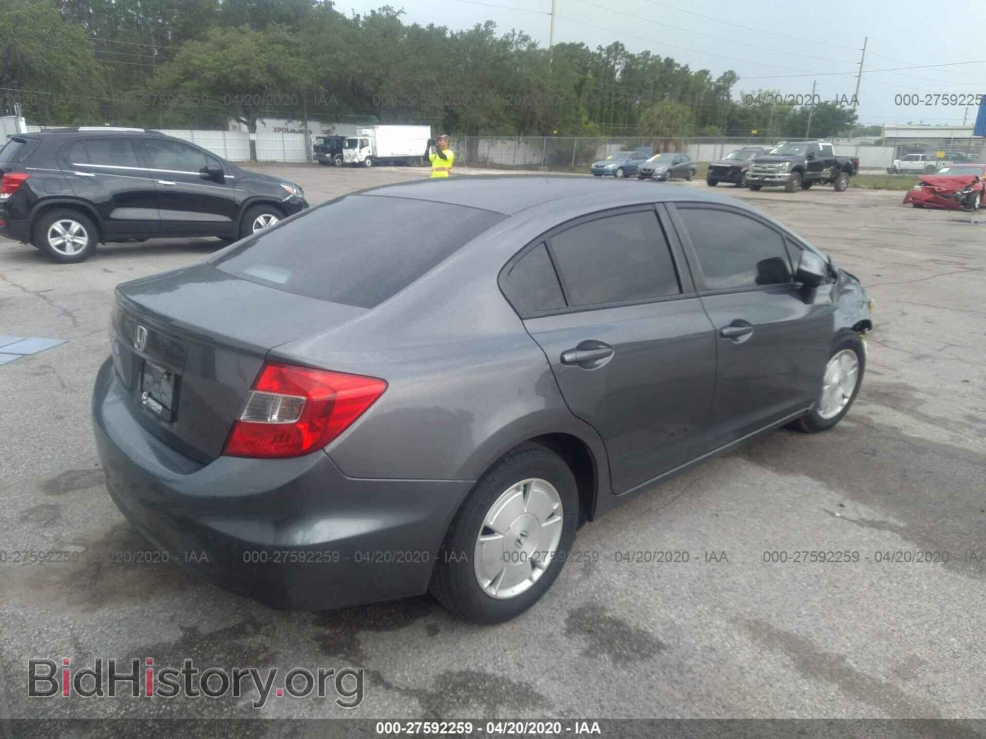2012 HONDA CIVIC - VIN: 2HGFB2F55CH327658 - Фото 4
