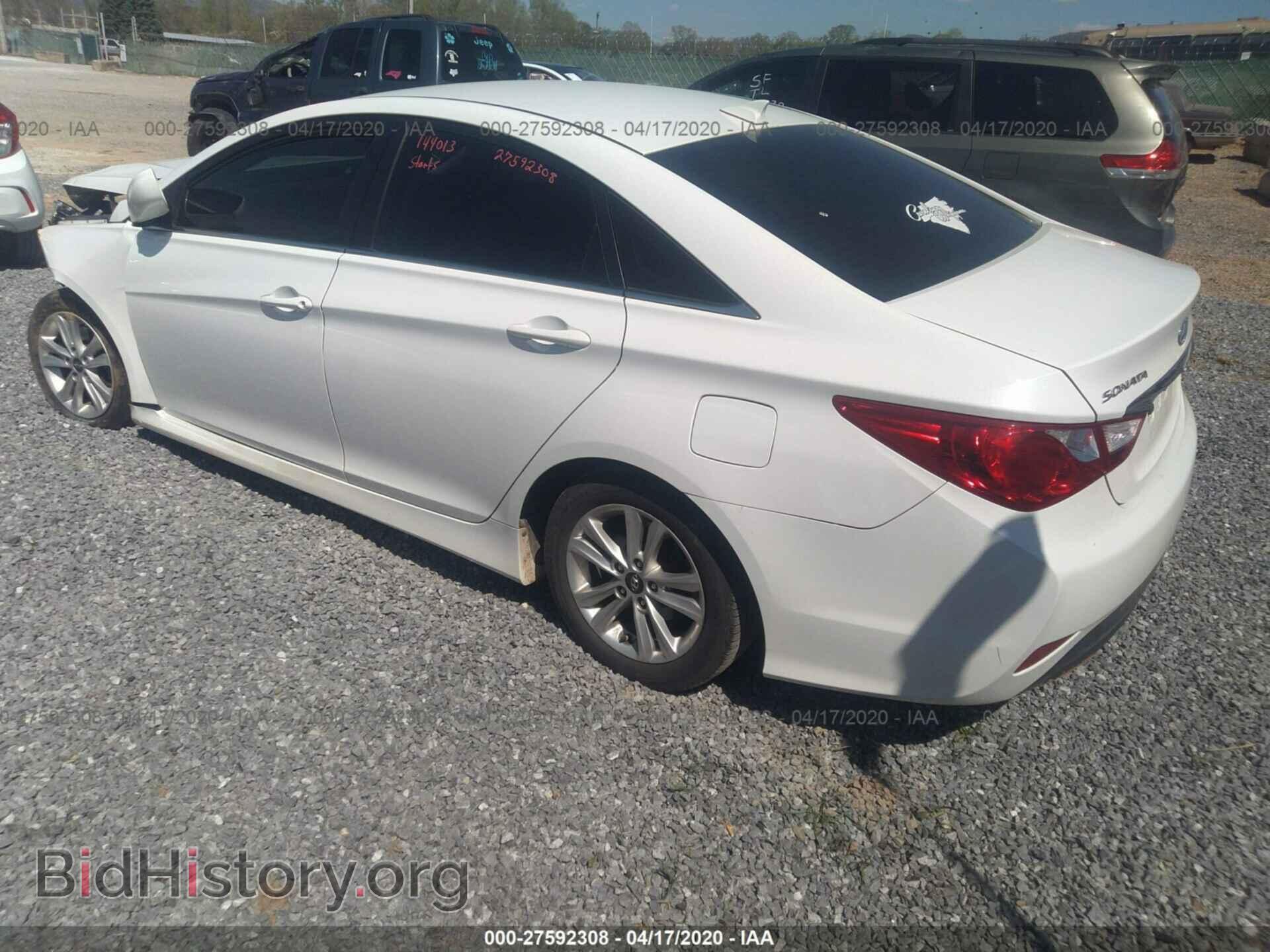 2014 HYUNDAI SONATA - VIN: 5NPEB4AC7EH867048 - Фото 3