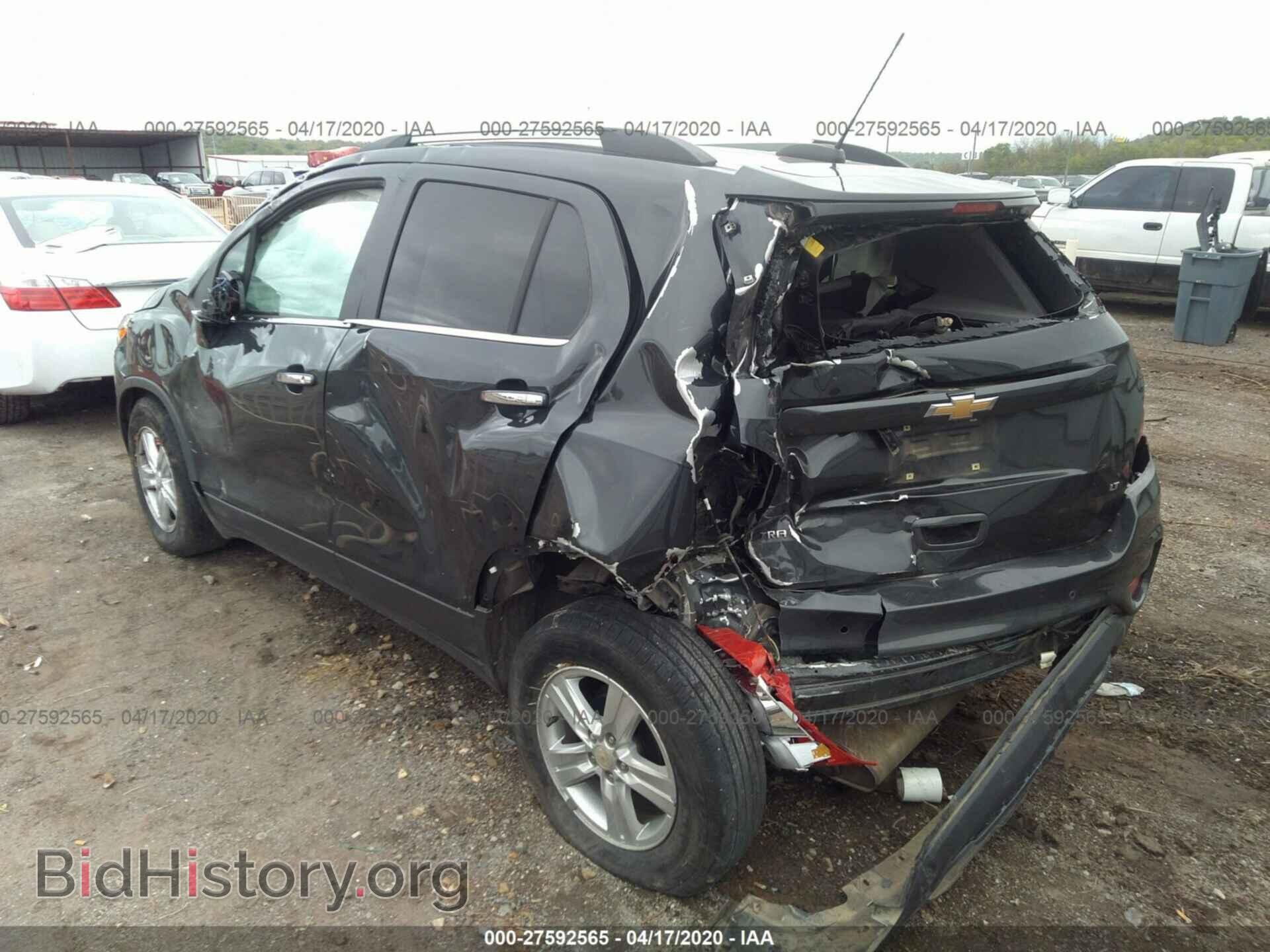 2017 CHEVROLET TRAX - VIN: 3GNCJLSB2HL236374 - Фото 3