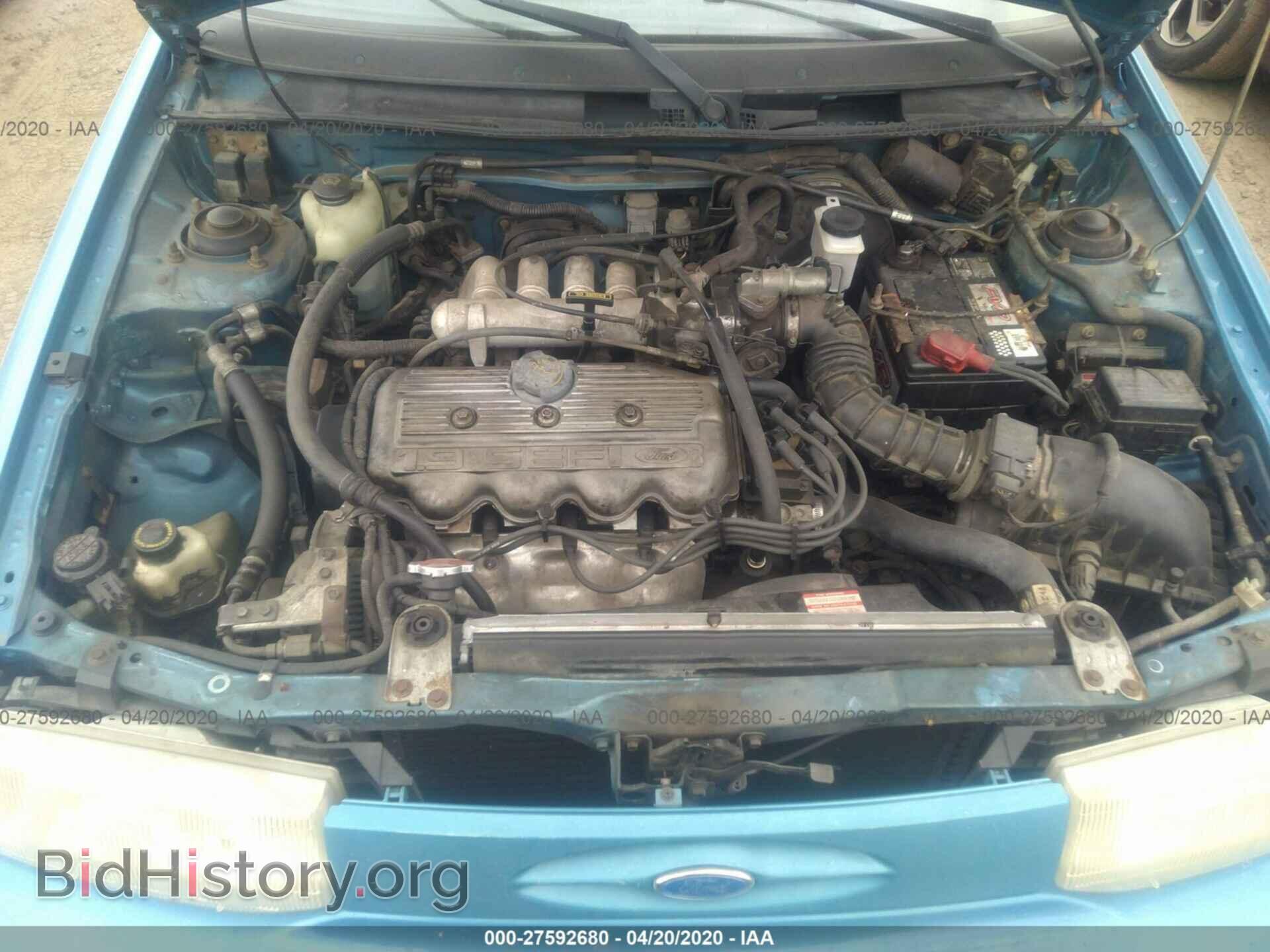 1993 FORD ESCORT - VIN: 3FAPP15J2PR163623 - Фото 10