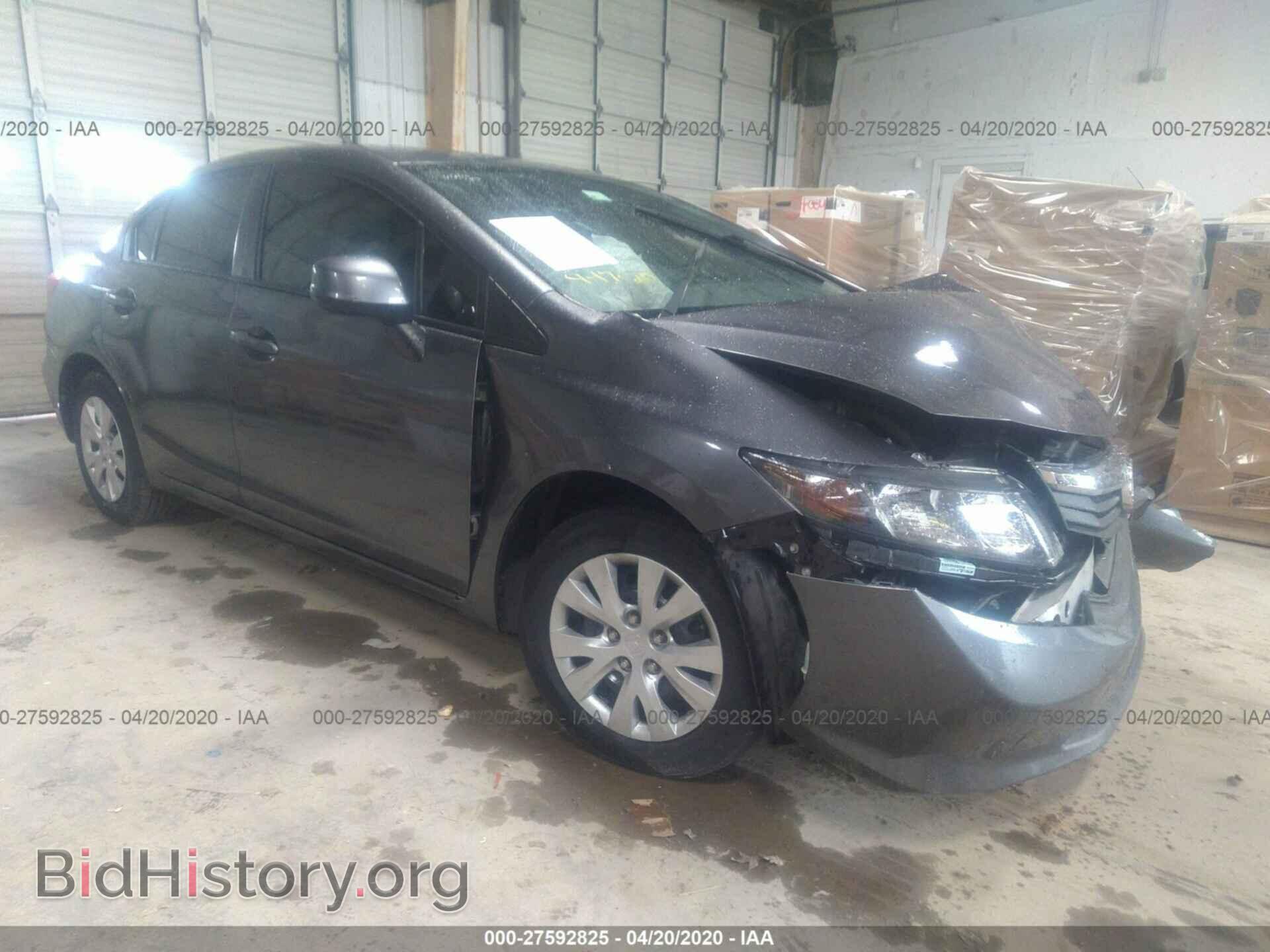 Фотография 2HGFB2F54CH590367 - HONDA CIVIC SDN 2012