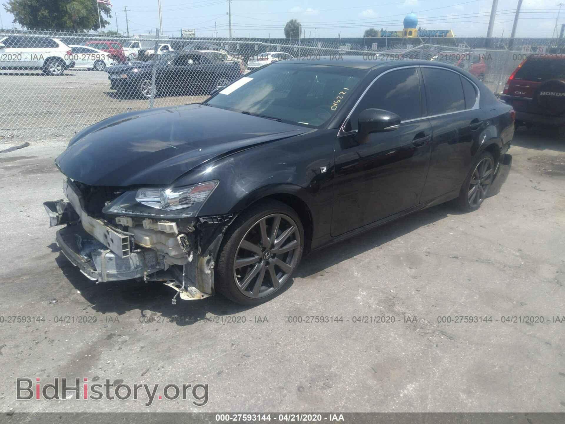 2013 LEXUS GS - VIN: JTHCE1BL2D5016221 - Photo 2