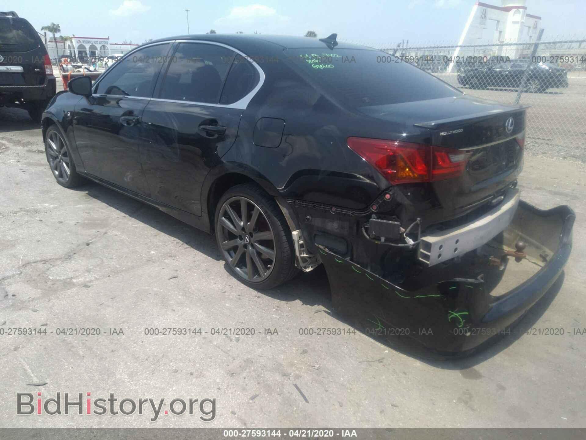 2013 LEXUS GS - VIN: JTHCE1BL2D5016221 - Photo 3