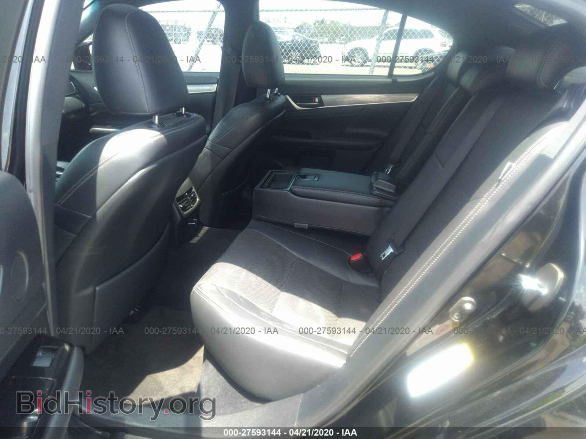 2013 LEXUS GS - VIN: JTHCE1BL2D5016221 - Photo 8