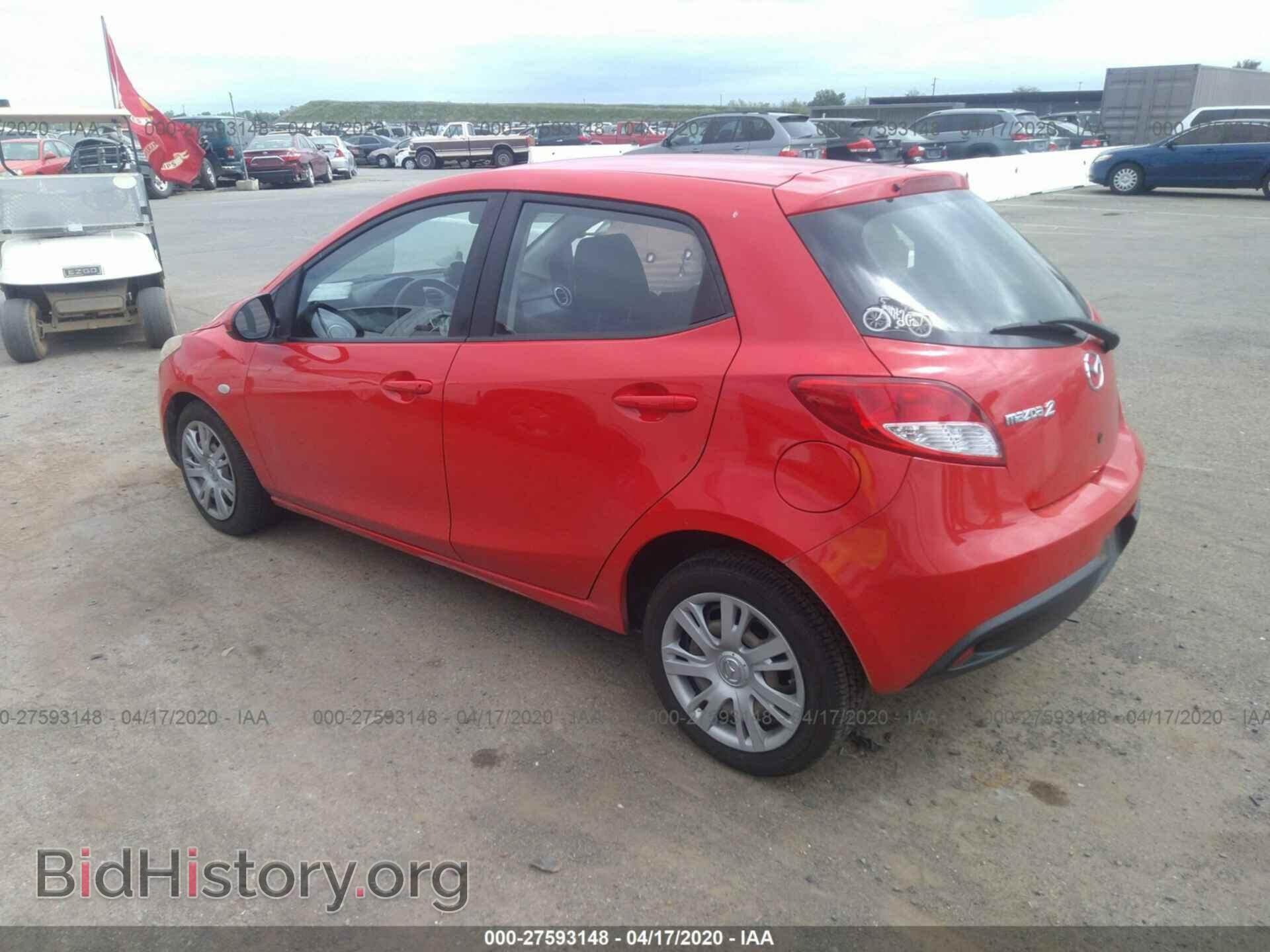 2012 MAZDA MAZDA2 - VIN: JM1DE1KZ4C0144885 - Фото 3