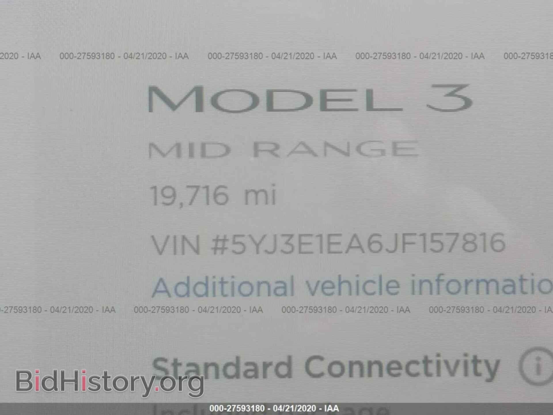 2018 TESLA MODEL 3 - VIN: 5YJ3E1EA6JF157816 - Photo 7