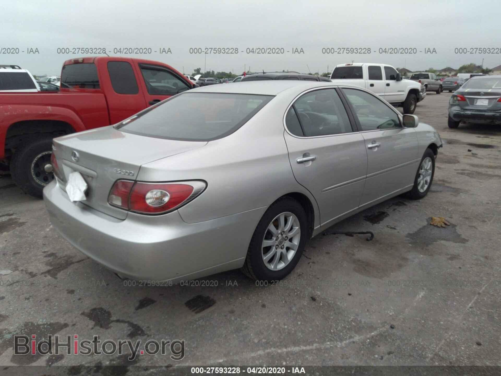 2003 LEXUS ES - VIN: JTHBF30GX36010394 - Фото 4